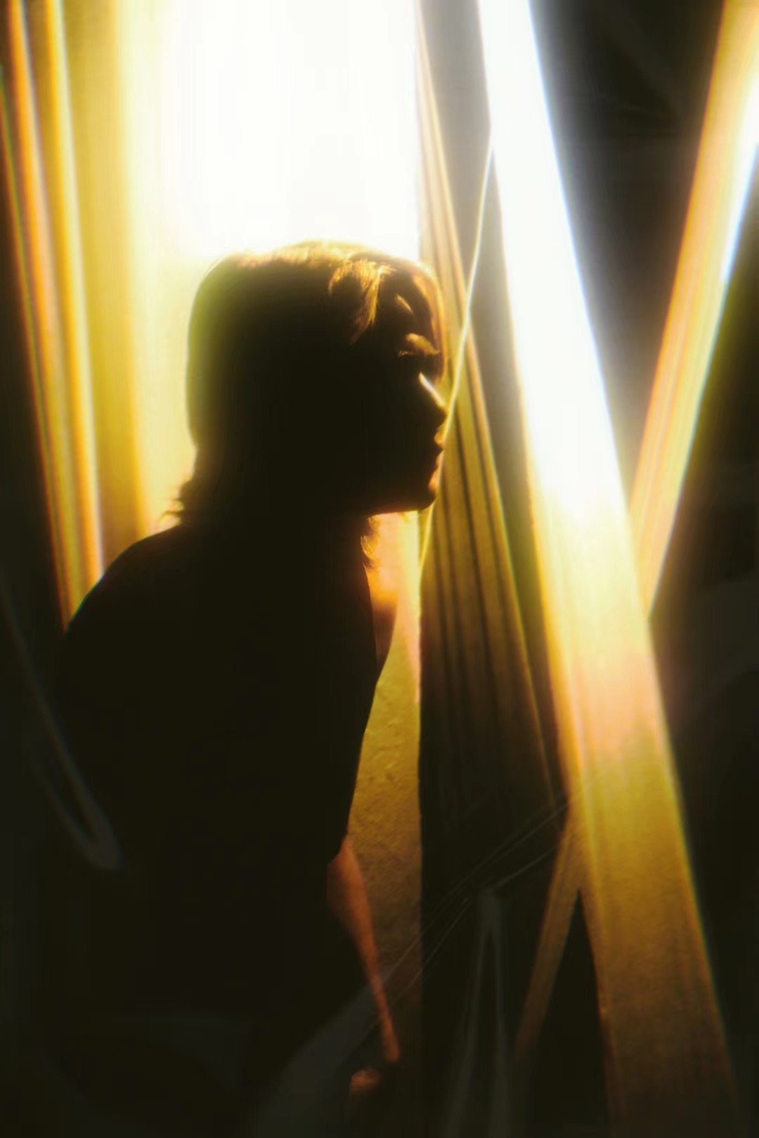 The shadow sighed softly
Its unfocused gaze weakly rising to meet mine 
The afternoon sun at three o'clock bathed us both
I had lost my shadow
And the shadow had lost its form 