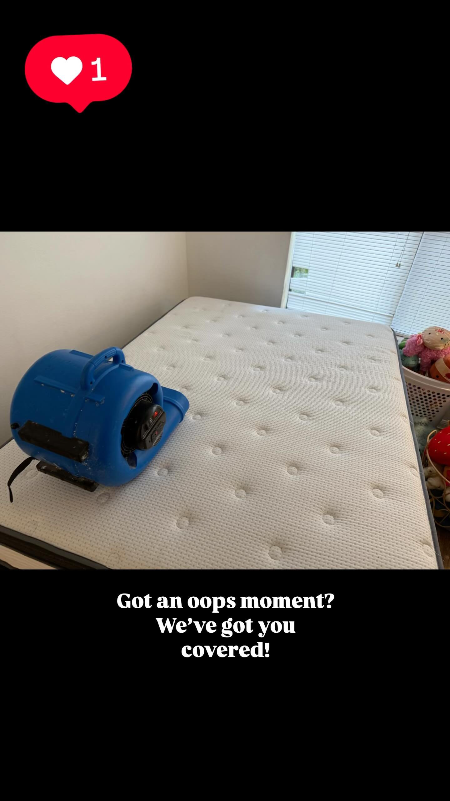 Accidents happen, but we make them disappear! 🛏️✨ Using advanced infrared technology and professional air movers, we ensure your mattress is stain-free, clean, and completely dry. Say goodbye to stains and odor; hello to a fresh start!
📲 Call us t