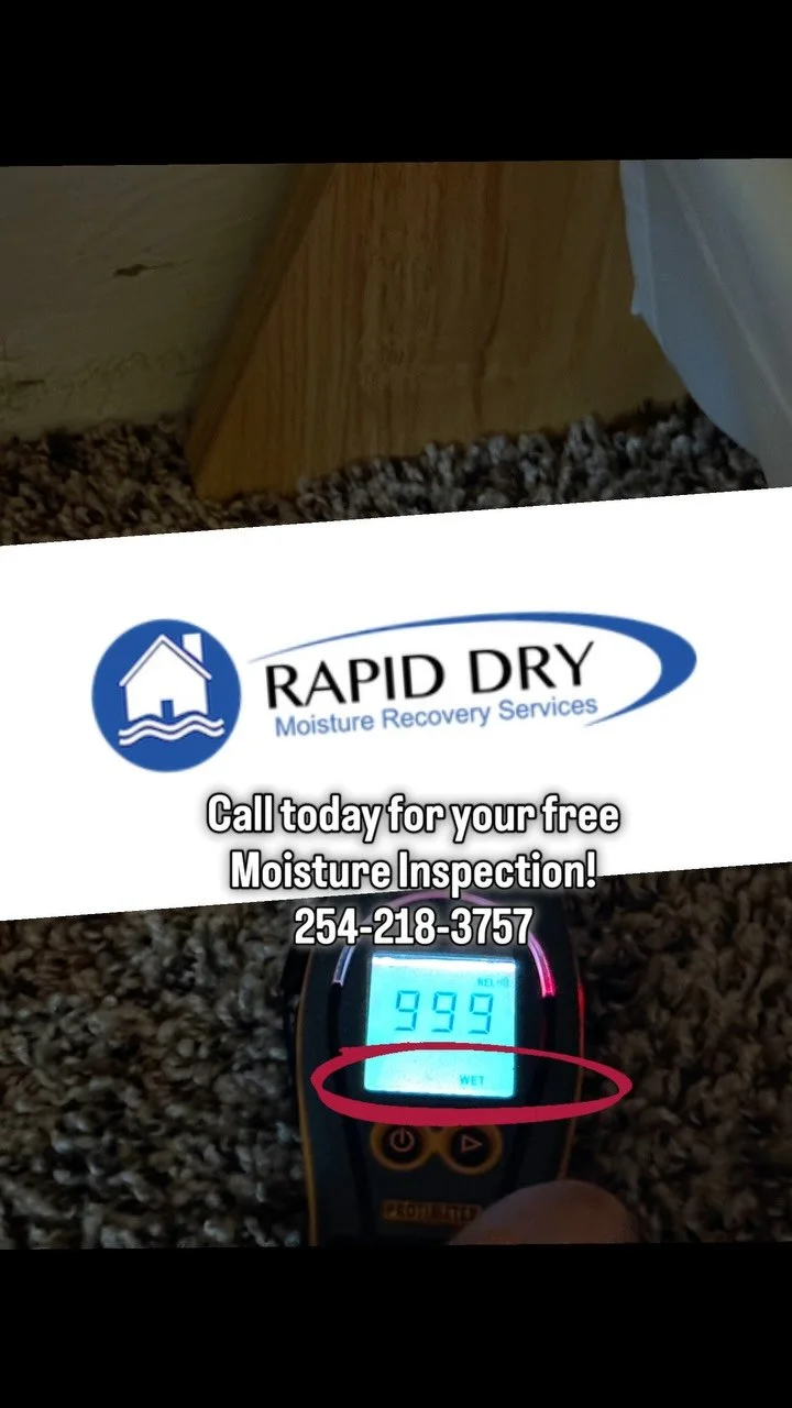 Water hides. We find it. 🔍 💦 | ❤️ Our hearts go out to central Texas in all this rain. ❤️ | #We offer free inspections and there is no cost up front. 🧾 We deal directly with insurance, and often nothing comes out of pocket. 👃 If you smell somethi