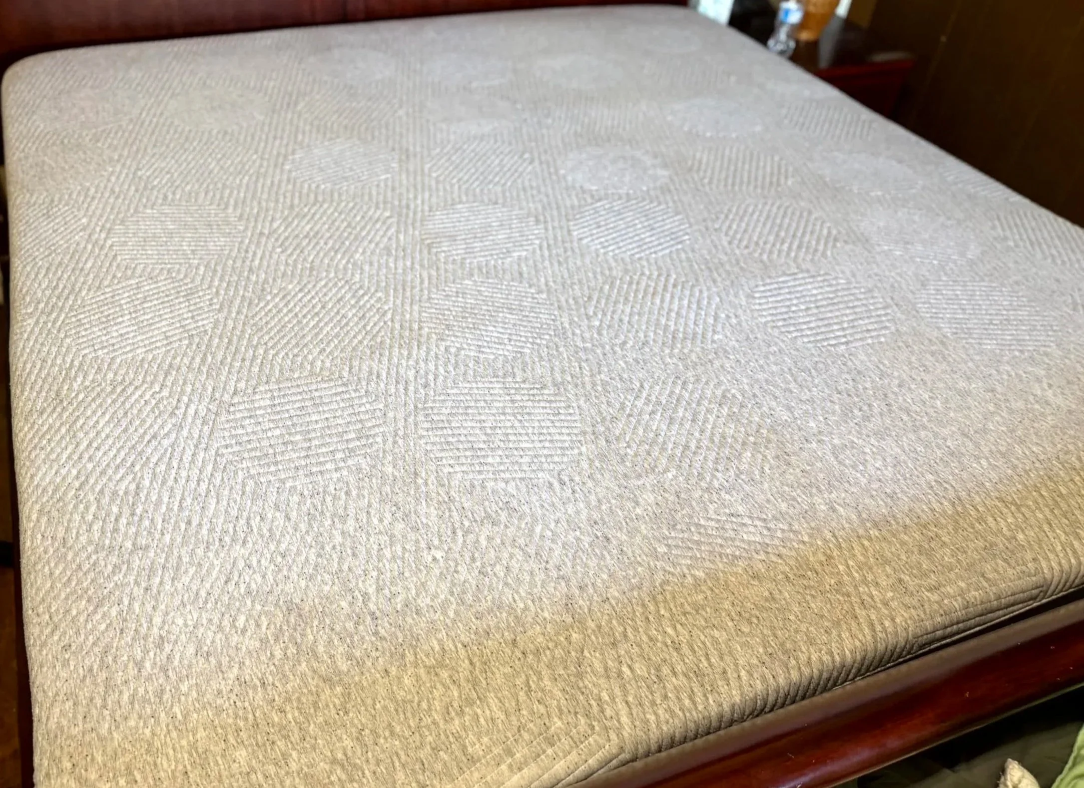 A Waco Texas mattress after the cleaning.