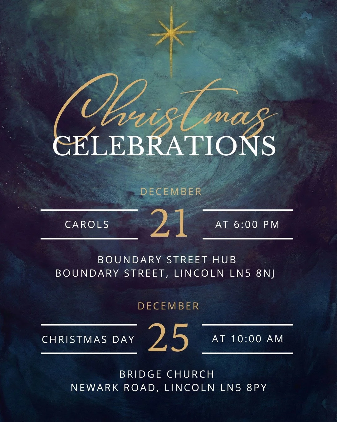 "The light shines in the darkness, and the darkness has not overcome it." 🕯️- John 1:5

This Advent season, we invite you to gather with us as we celebrate the birth of our Saviour, as God the Son took to himself our human nature. Join us 