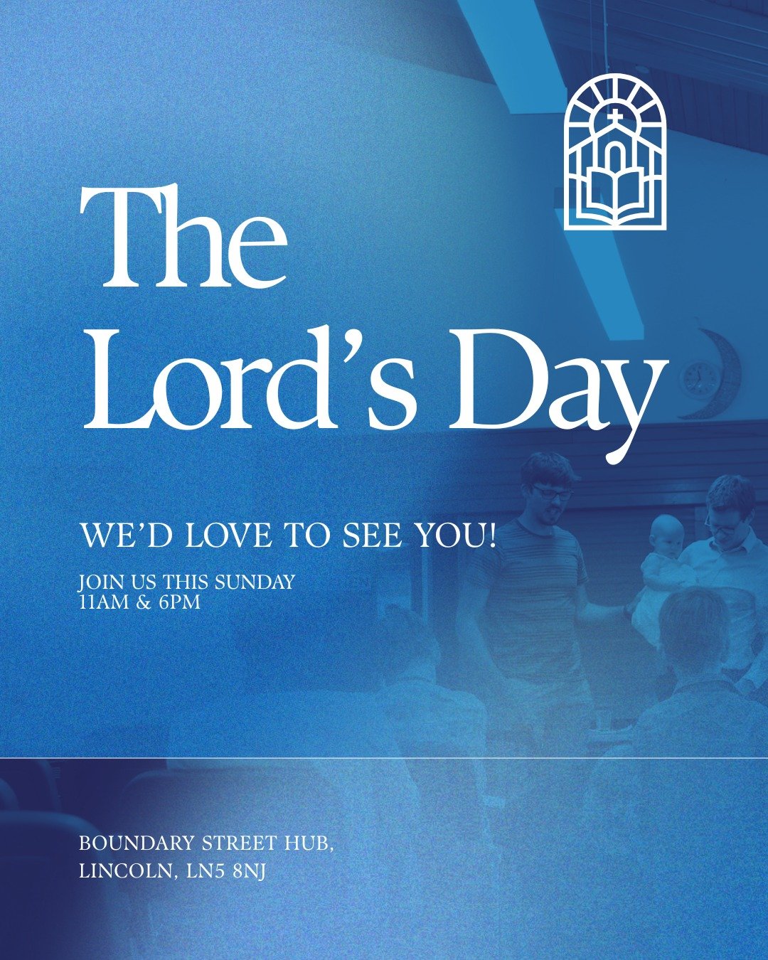 We&rsquo;re looking forward to the Lord&rsquo;s Day!

Sunday is a special time for us to set aside the busyness of the week, rest in Christ, and gather as a family to hear God&rsquo;s Word.

Whether you are looking for a new church home or just curio