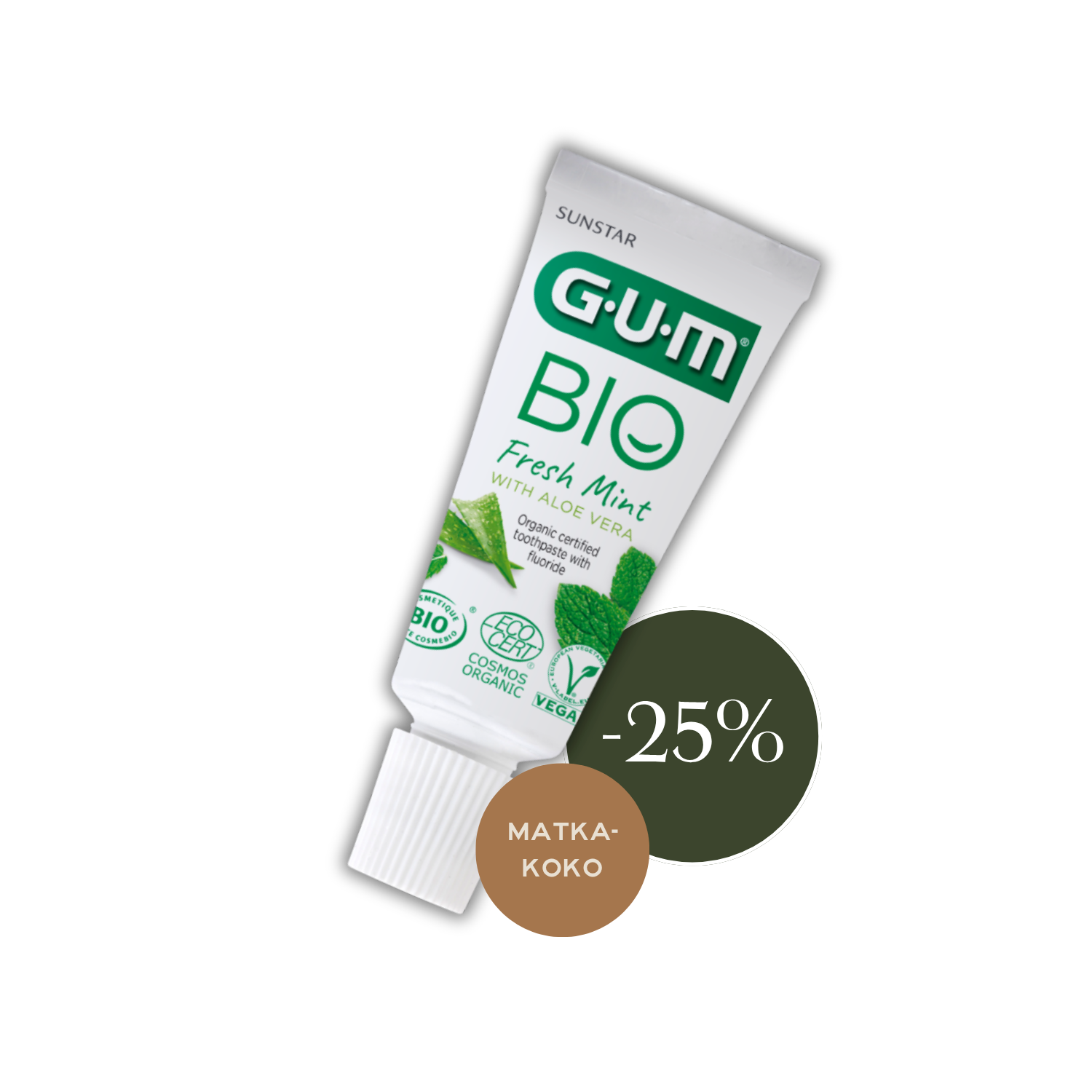 GUM tandkrämer i resestorlek, 12 ml