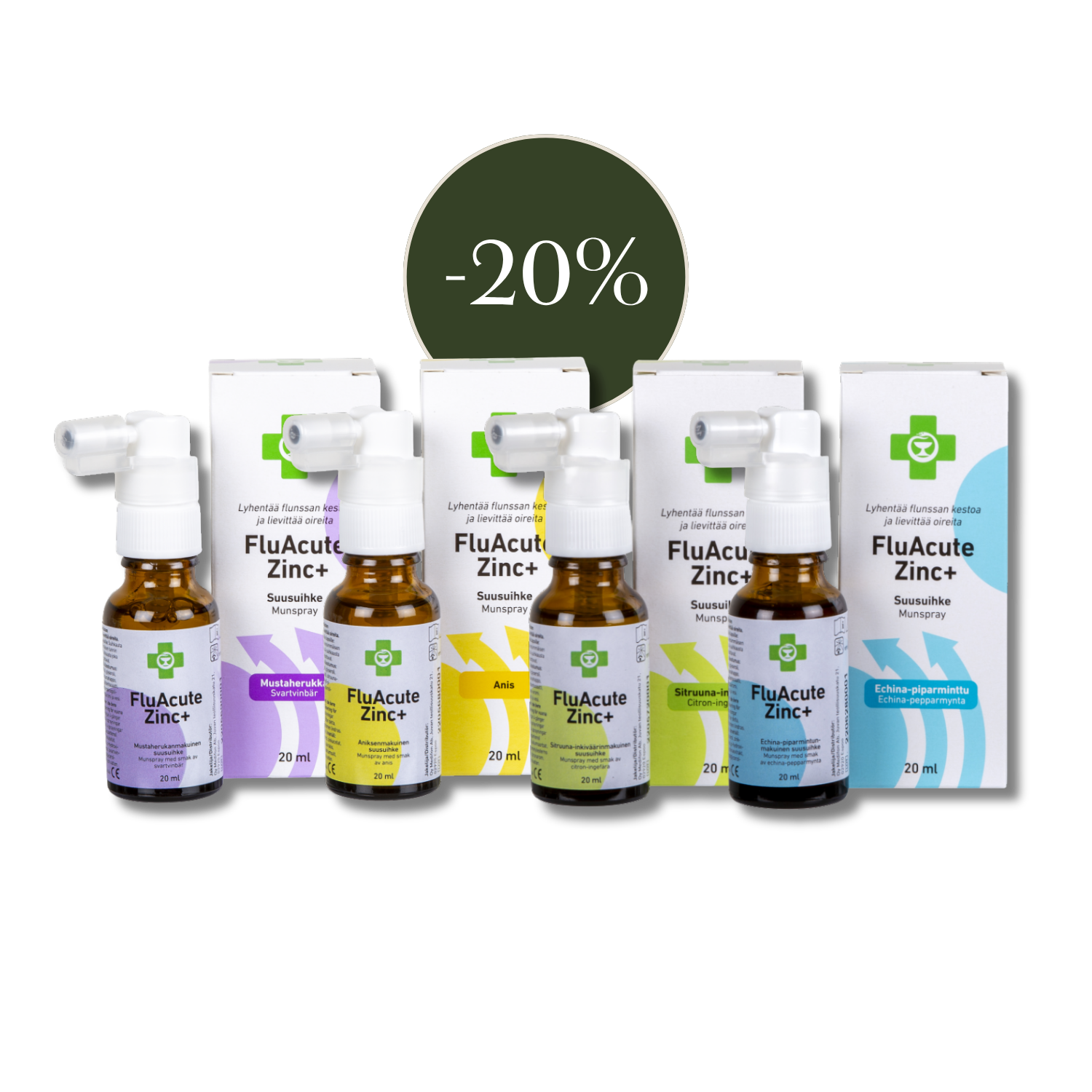 Apteekki FluAcute Zinc+ 20 ml