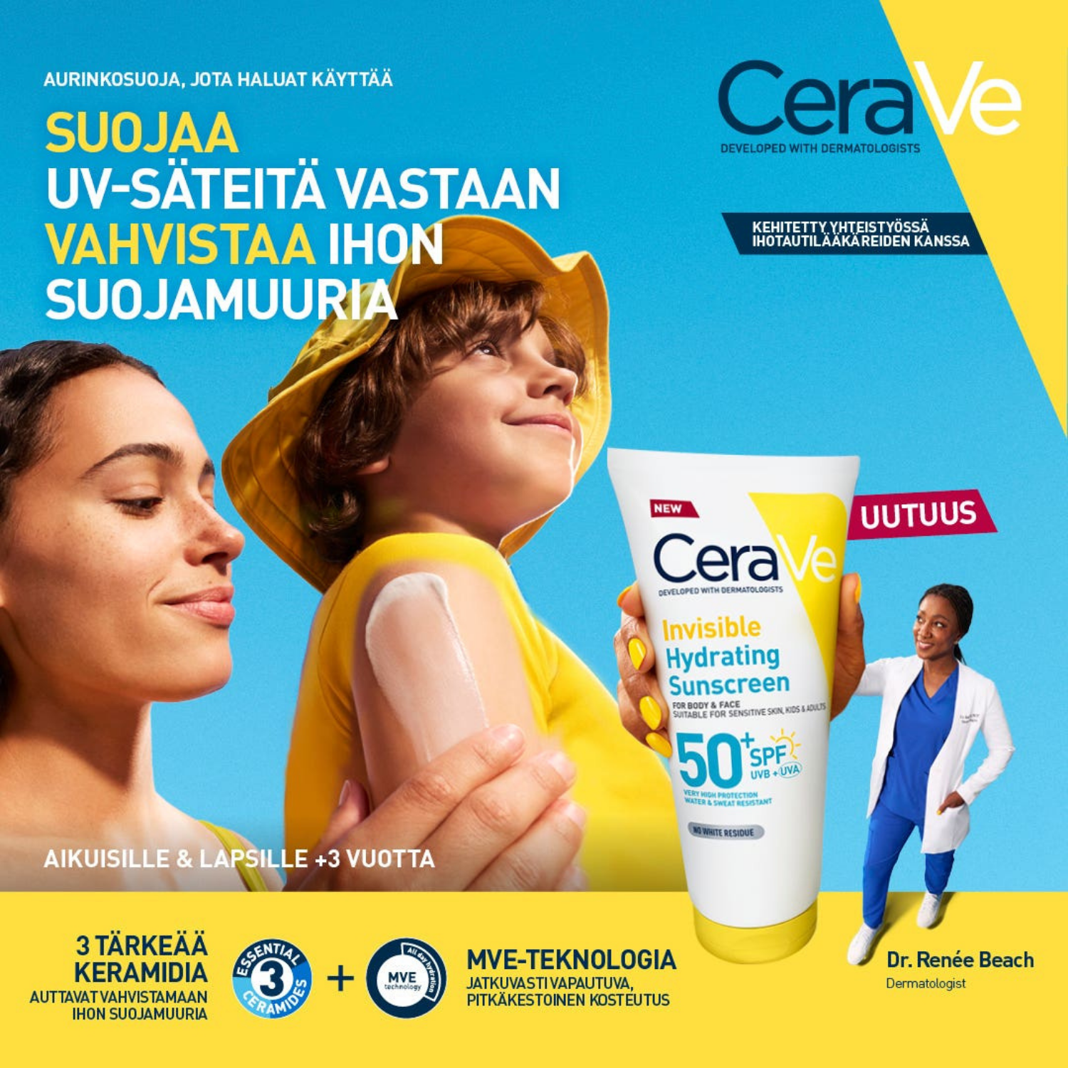 UUTUUS: Cerave-aurinkotuotteet