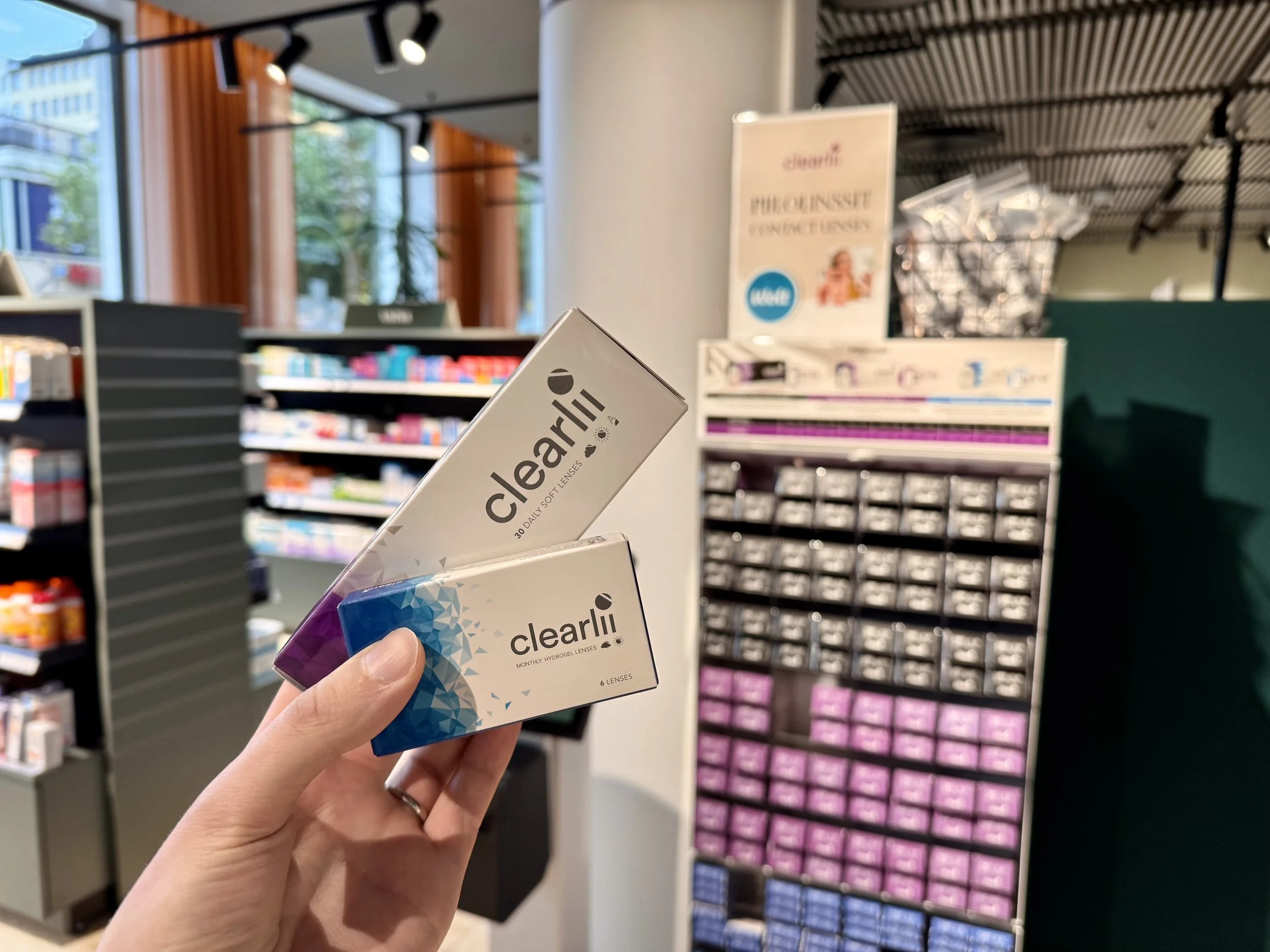 Clearlii-piilolinssit apteekista