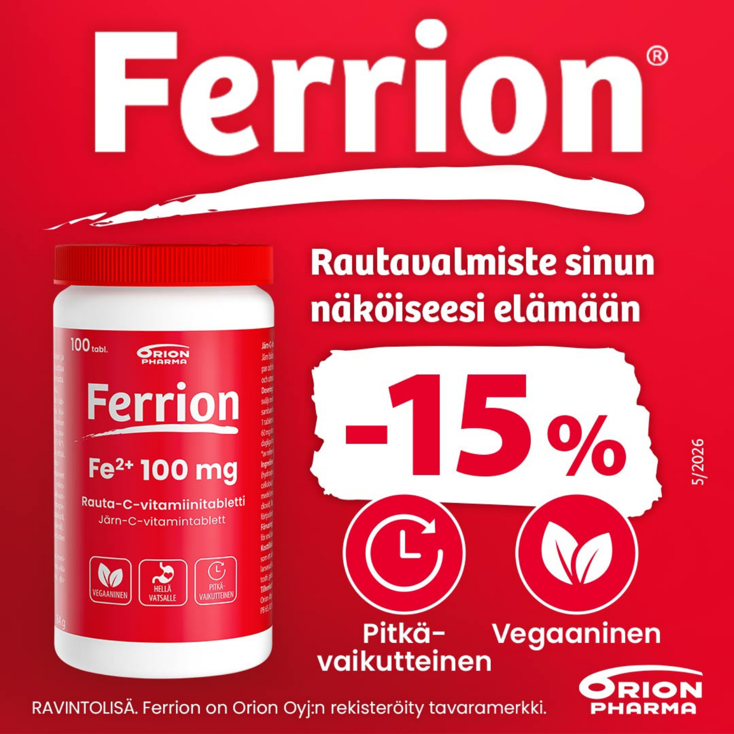 Ferrion-järntillskott