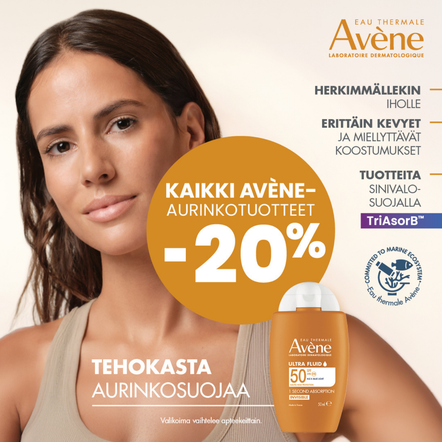 Avene-aurinkotuotteet