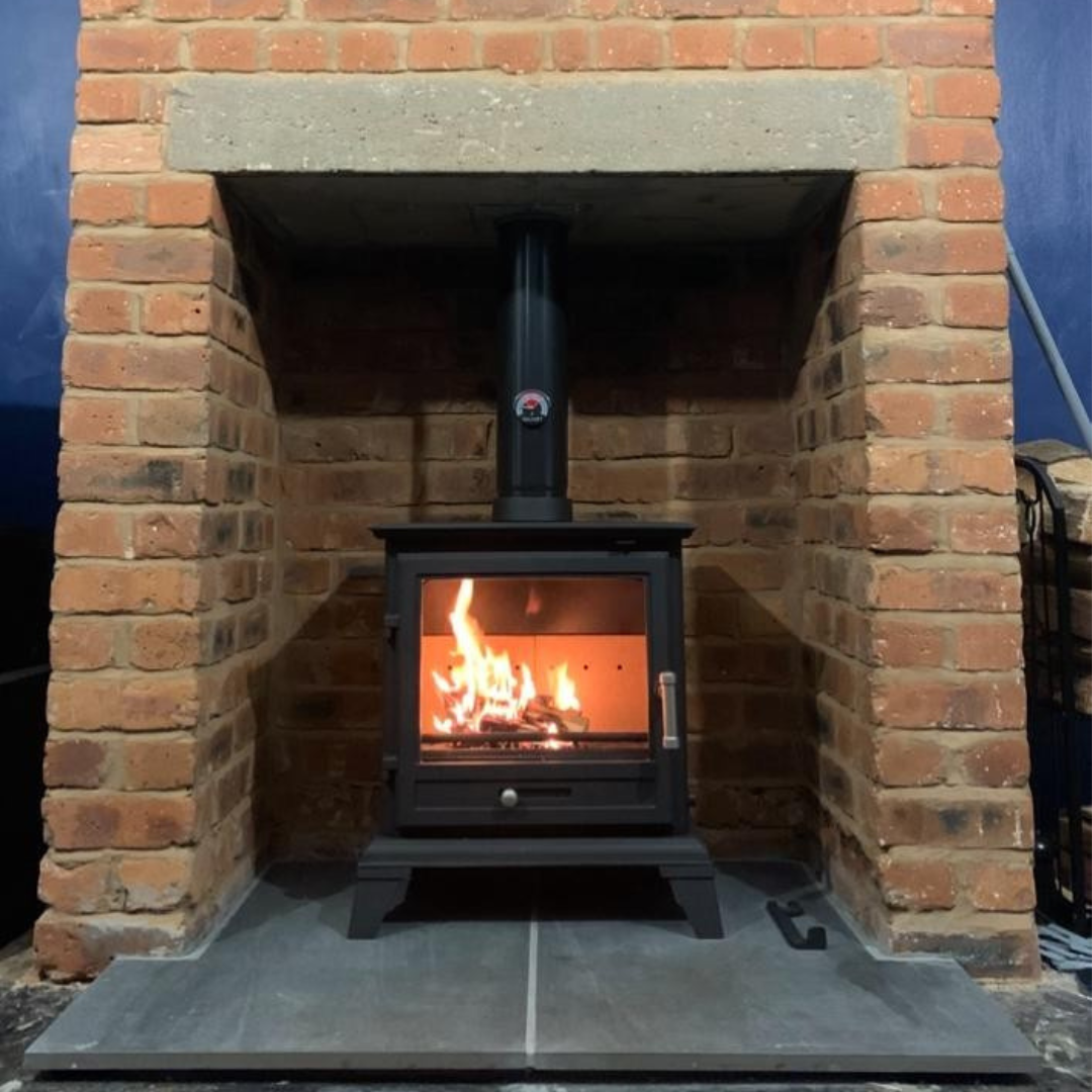 Wood burning stove in Wigan