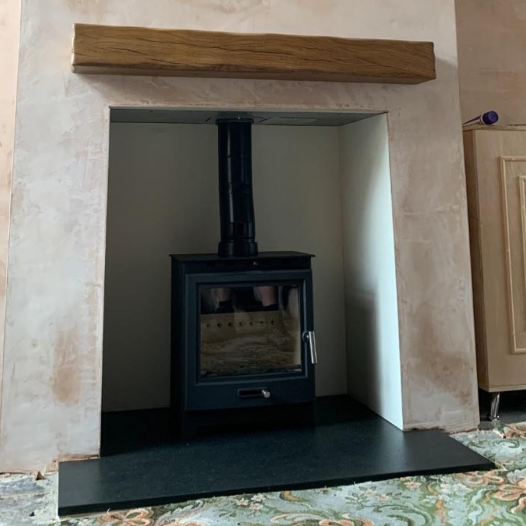 Wood burning stove in Wigan