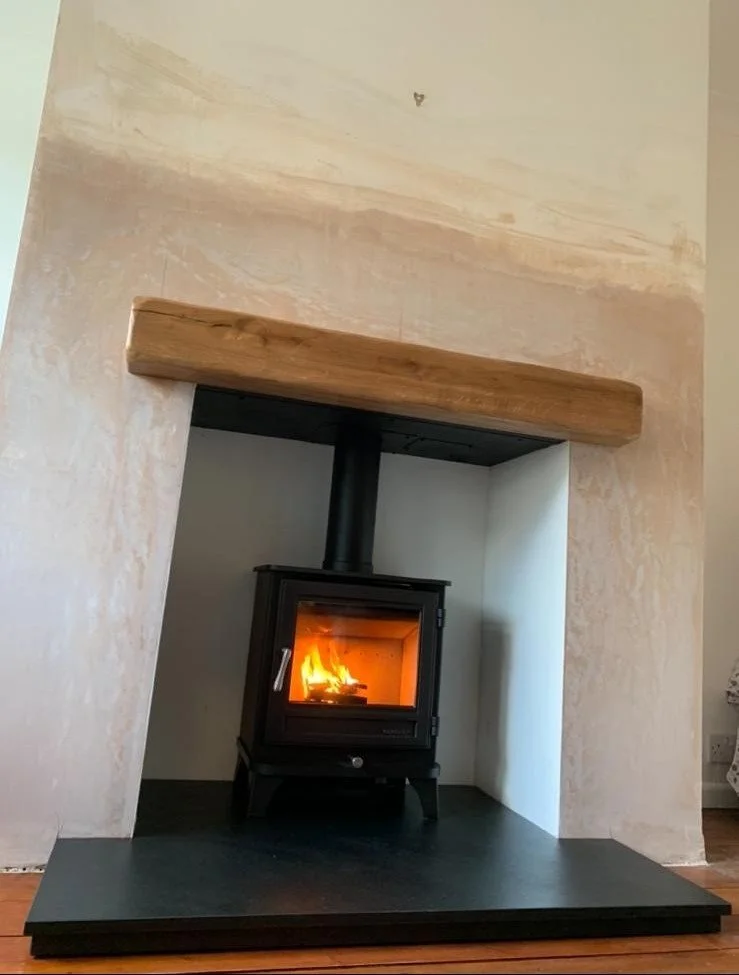 Wood burning stove in Wigan