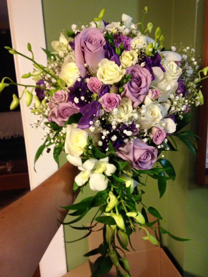 Cascading Bridal Bouquet