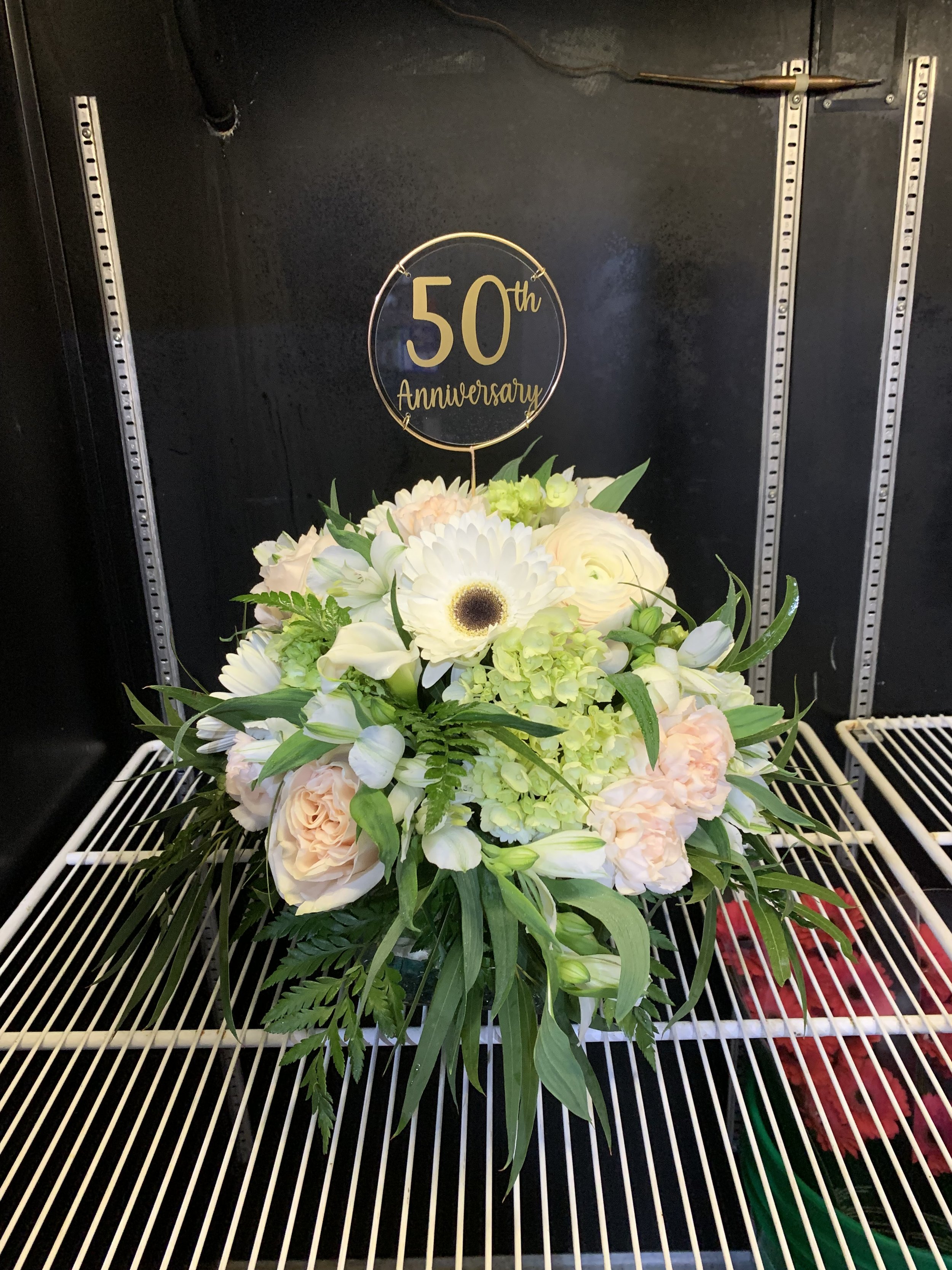 50th Wedding Anniversary Arrangement