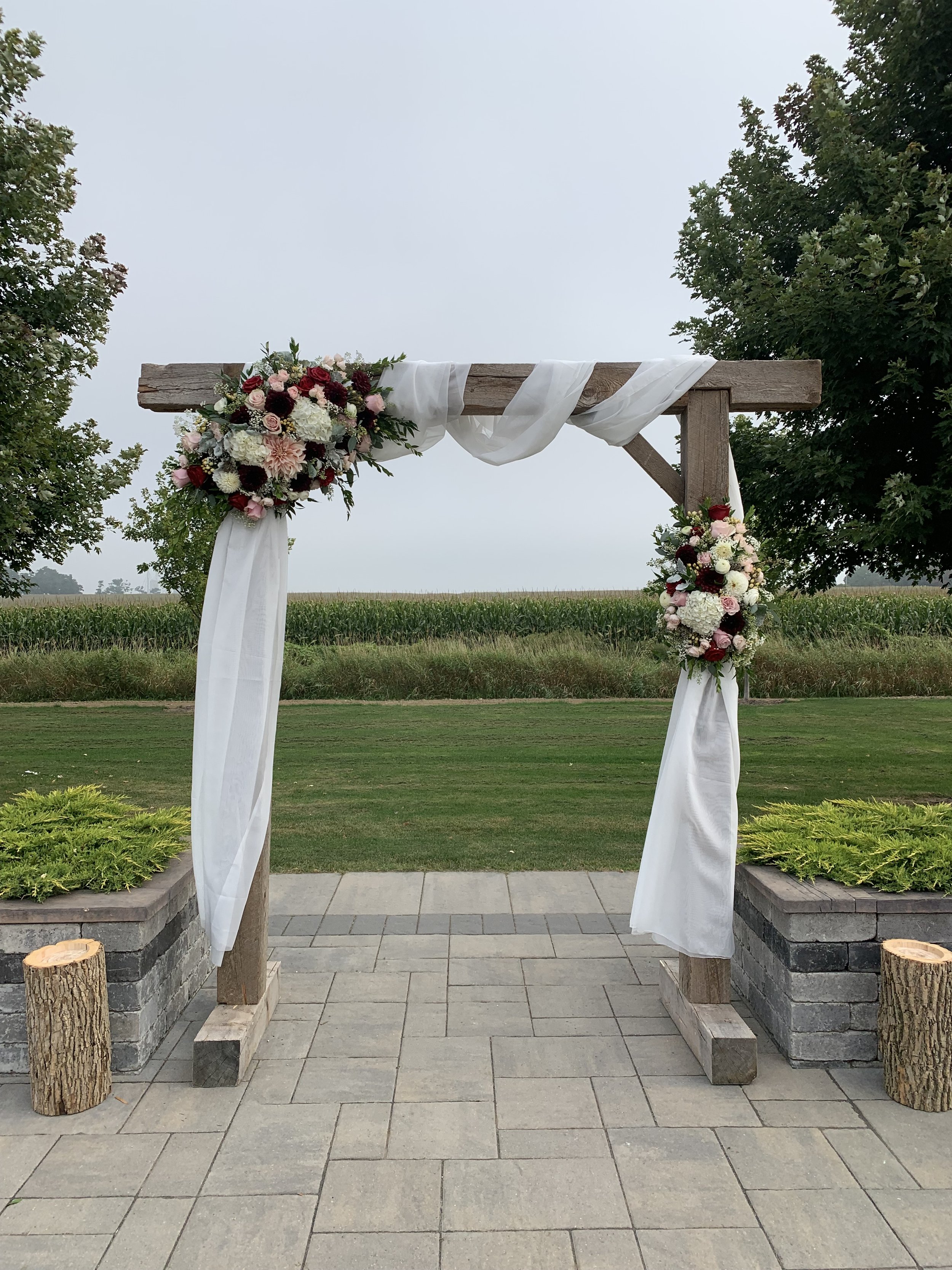 Wedding Arbor Arrangements