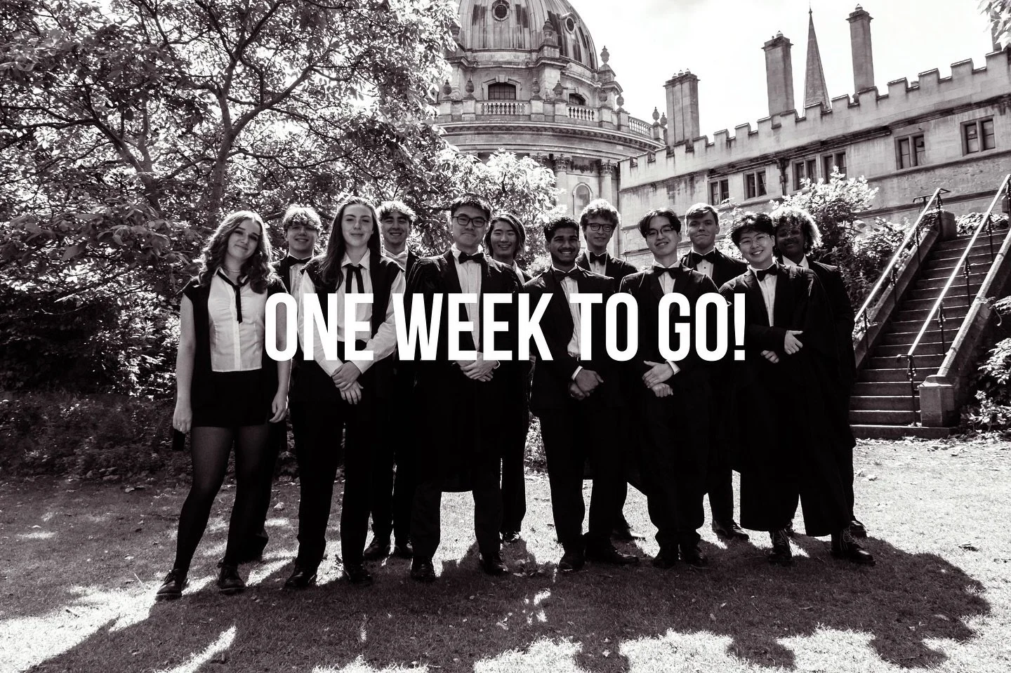 One week to go until we debut at Fringe!!! We're so excited to see all of your lovely faces and to share the silly rituals and traditions of Oxford student life!! 🧑&zwj;🎓👩&zwj;🎓👨&zwj;🎓

Get your tickets now @thespaceuk or on the @edfringe websi