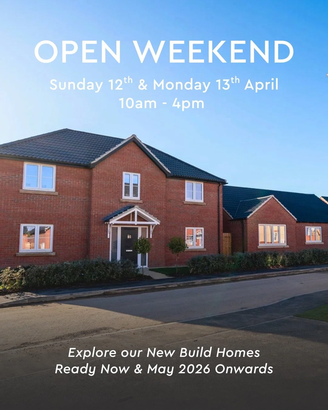 🏡 Open House Event at Lime Grove, Bardney

Looking for your next home? Come and explore our beautiful development at Lime Grove ✨

📅 Sunday 12th &amp; Monday 13th April
⏰ 10am &ndash; 4pm

Discover a range of 2, 3, 4 &amp; 5 bedroom new homes
💷 Pr