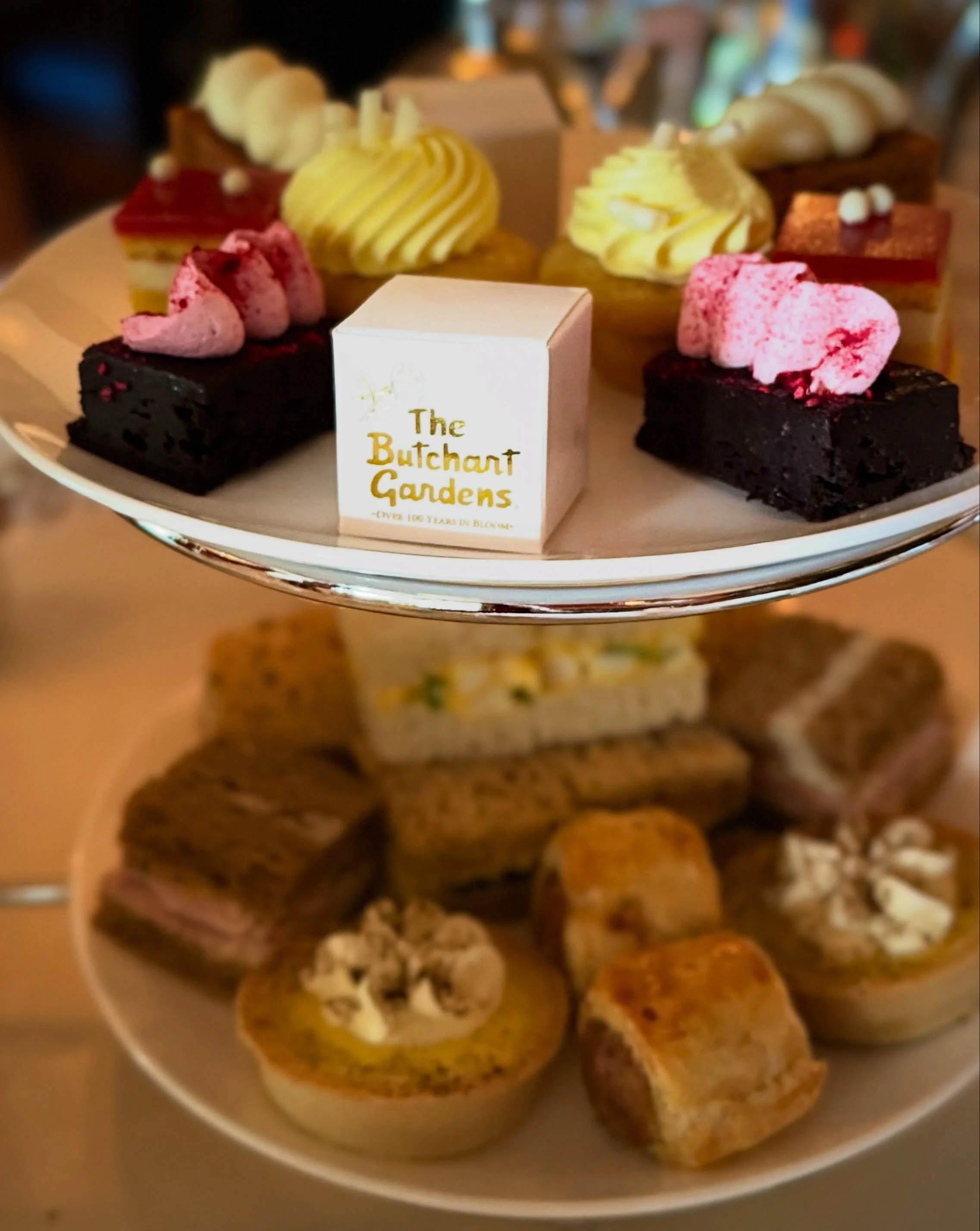 Afternoon tea at @thebutchartgardens