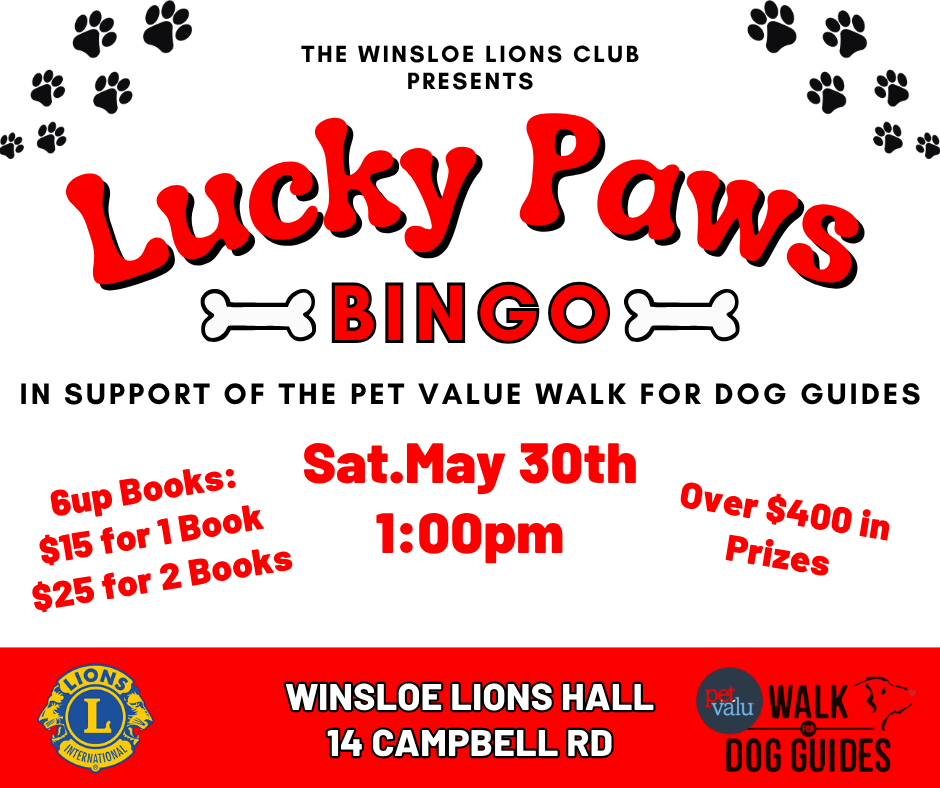 Lucky Paws Bingo