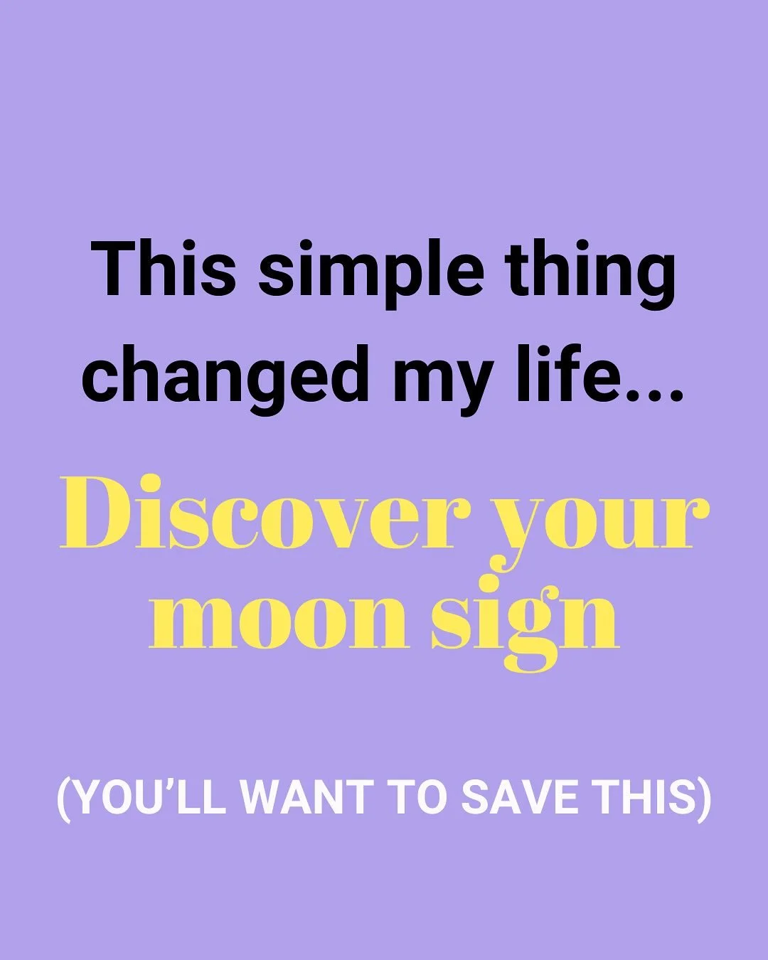 Life changing information 🌙⚡️✨

Your moon sign = the #1 thing to know in your birth chart ✨

Tell me yours below and how you feel about it!!

Comment MOON SIGN and I&rsquo;ll guide you through your moon sign for FREE 🌙✨💕

A gift from me to you 🦄 