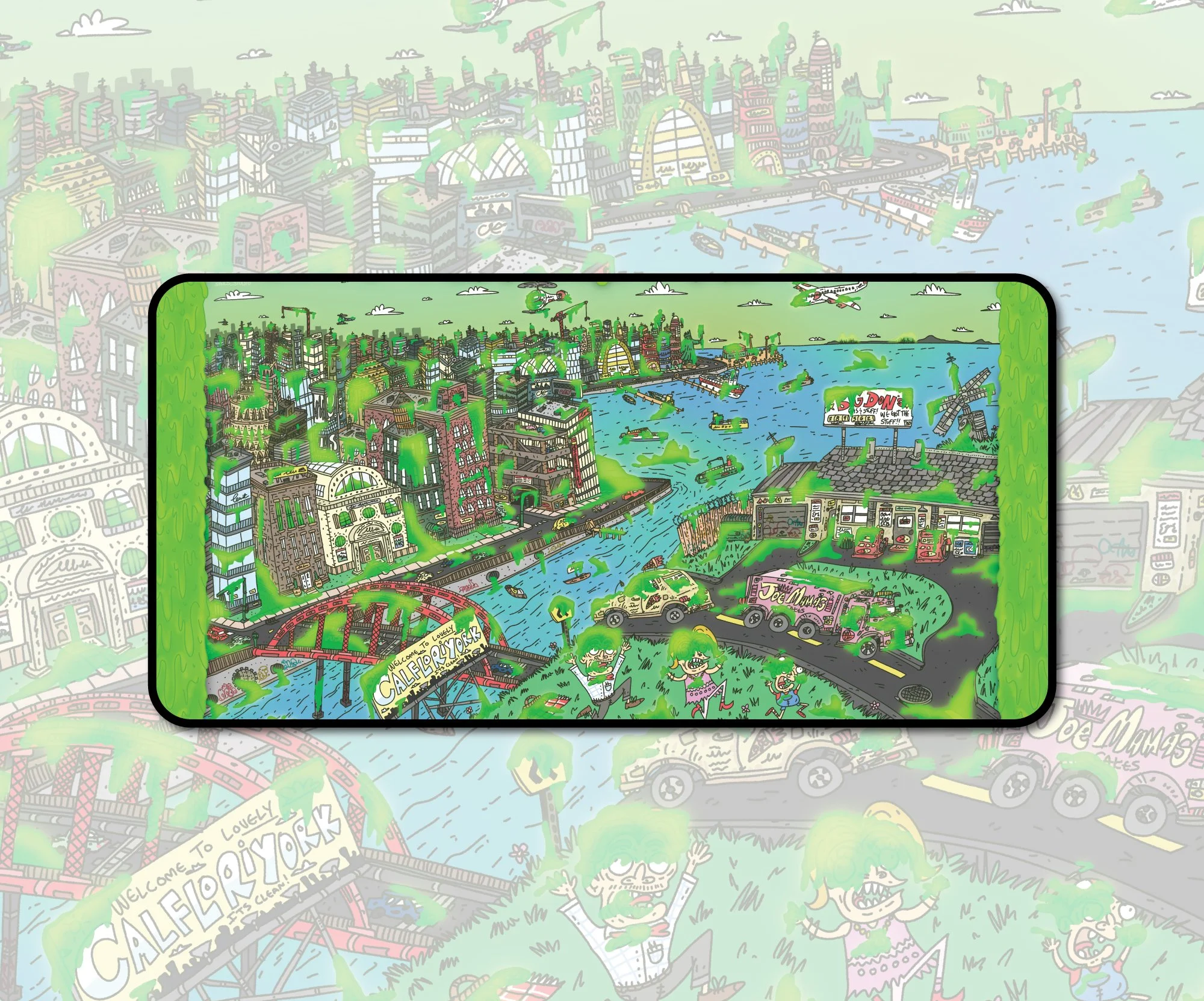 Slime Against Humanity Playmat