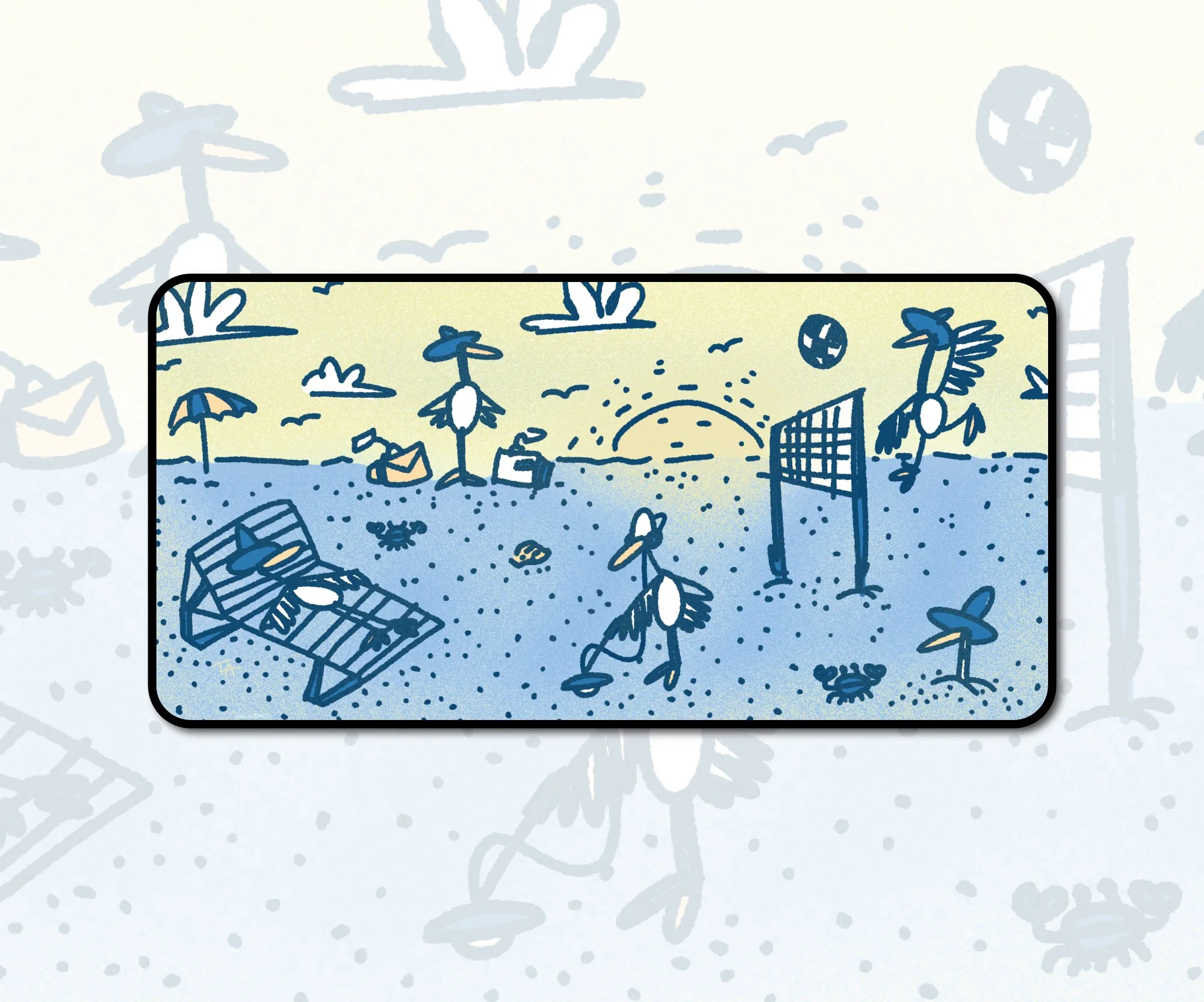 Birds of Paradise Platymat