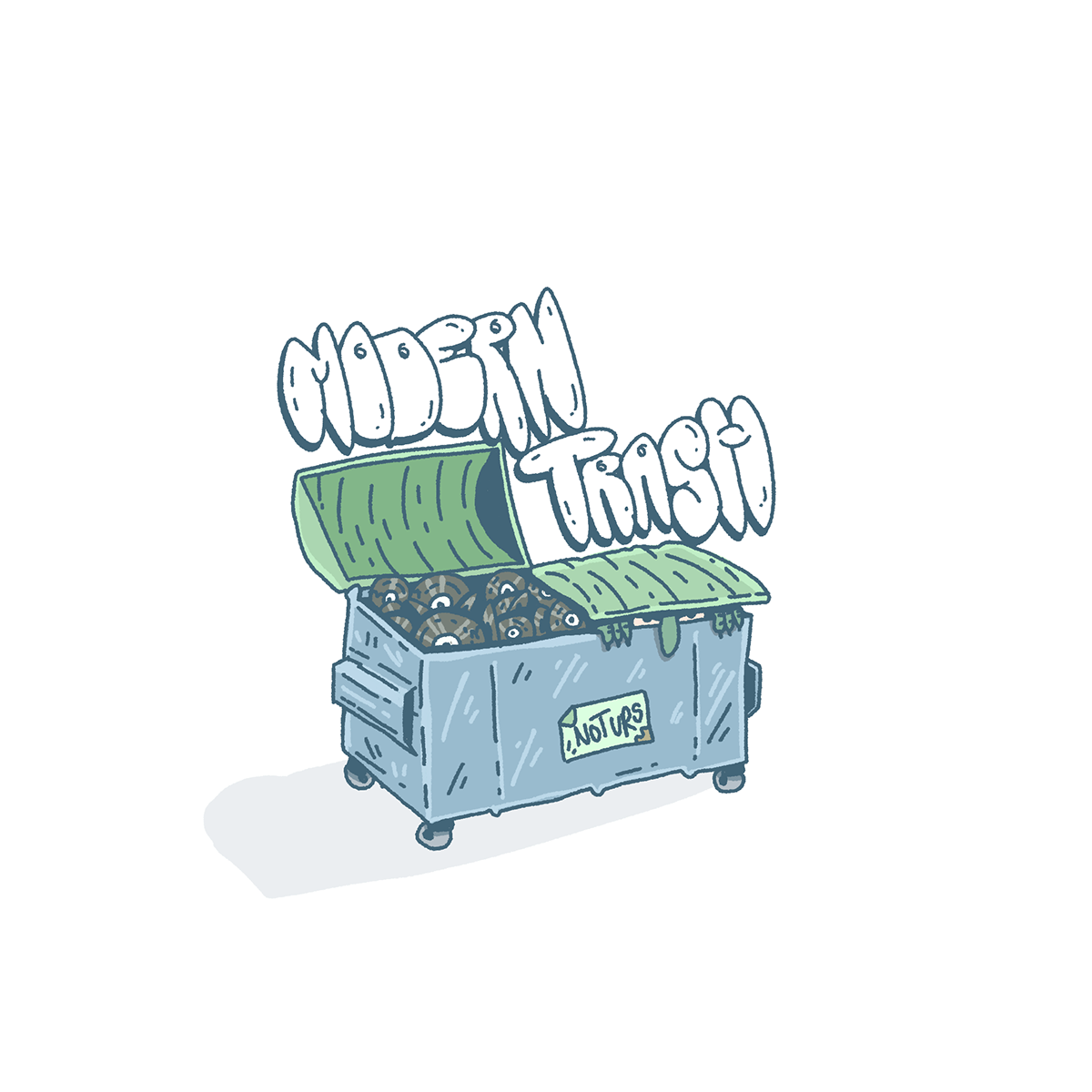 Modern Trash Logo