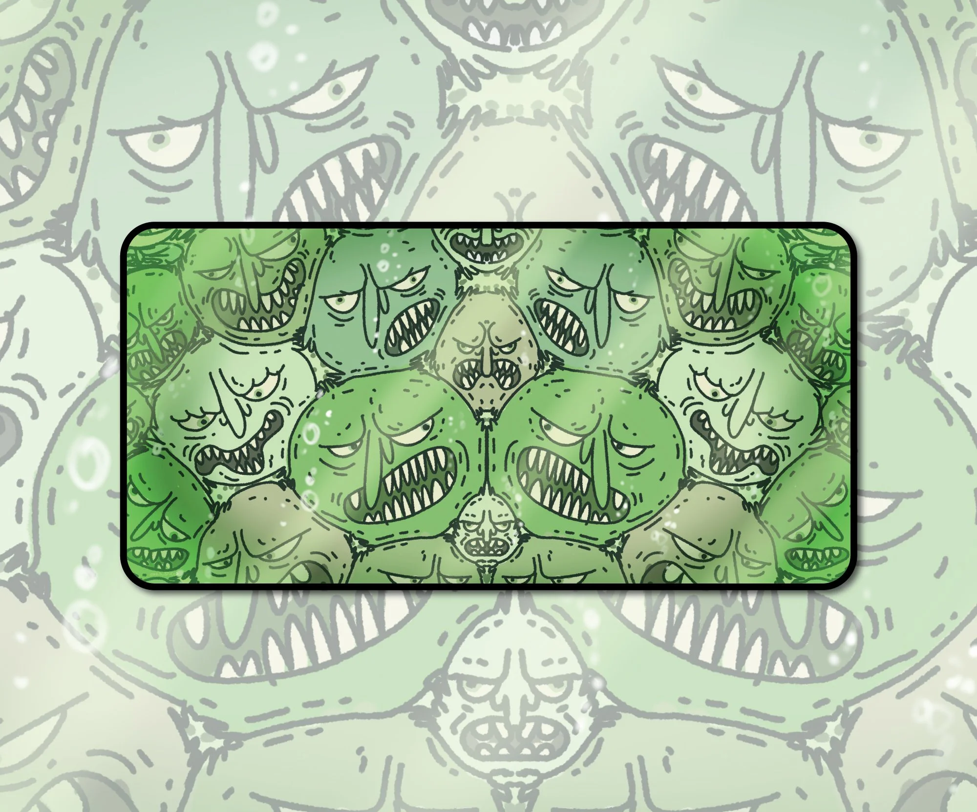 Don't Tap the Glass Playmat