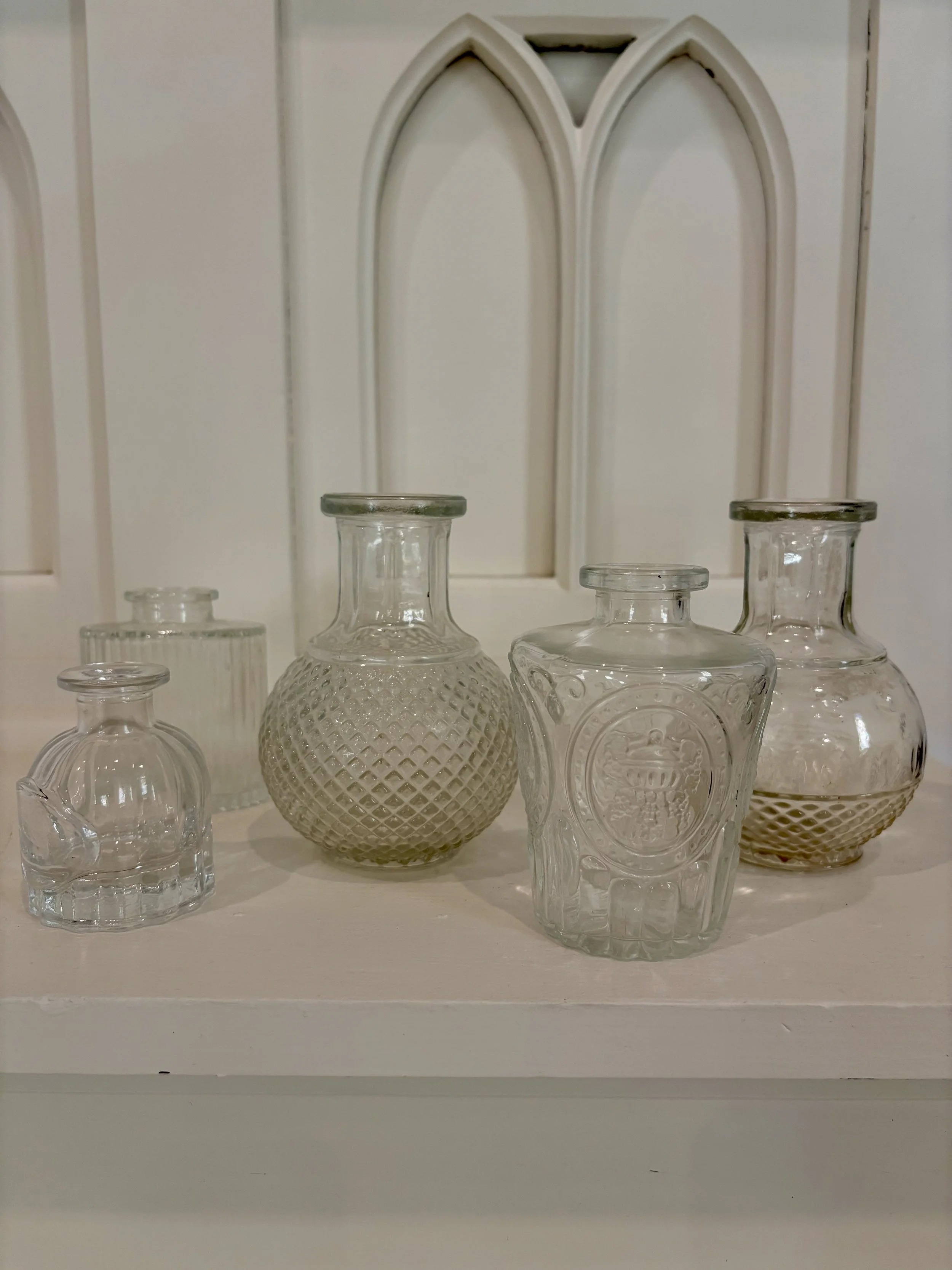Transparent Bud Vases