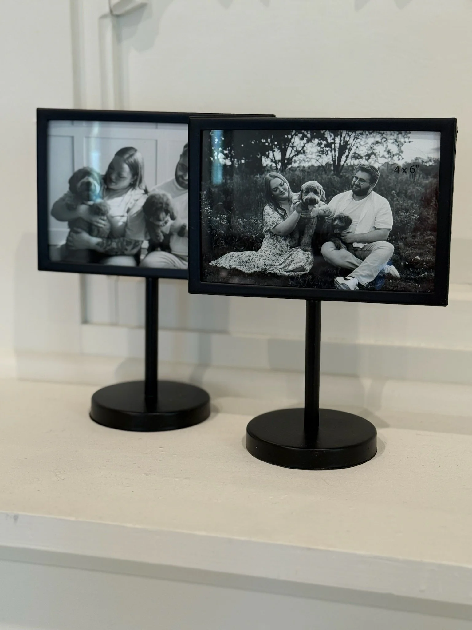 Black Pedestal Photo Frame