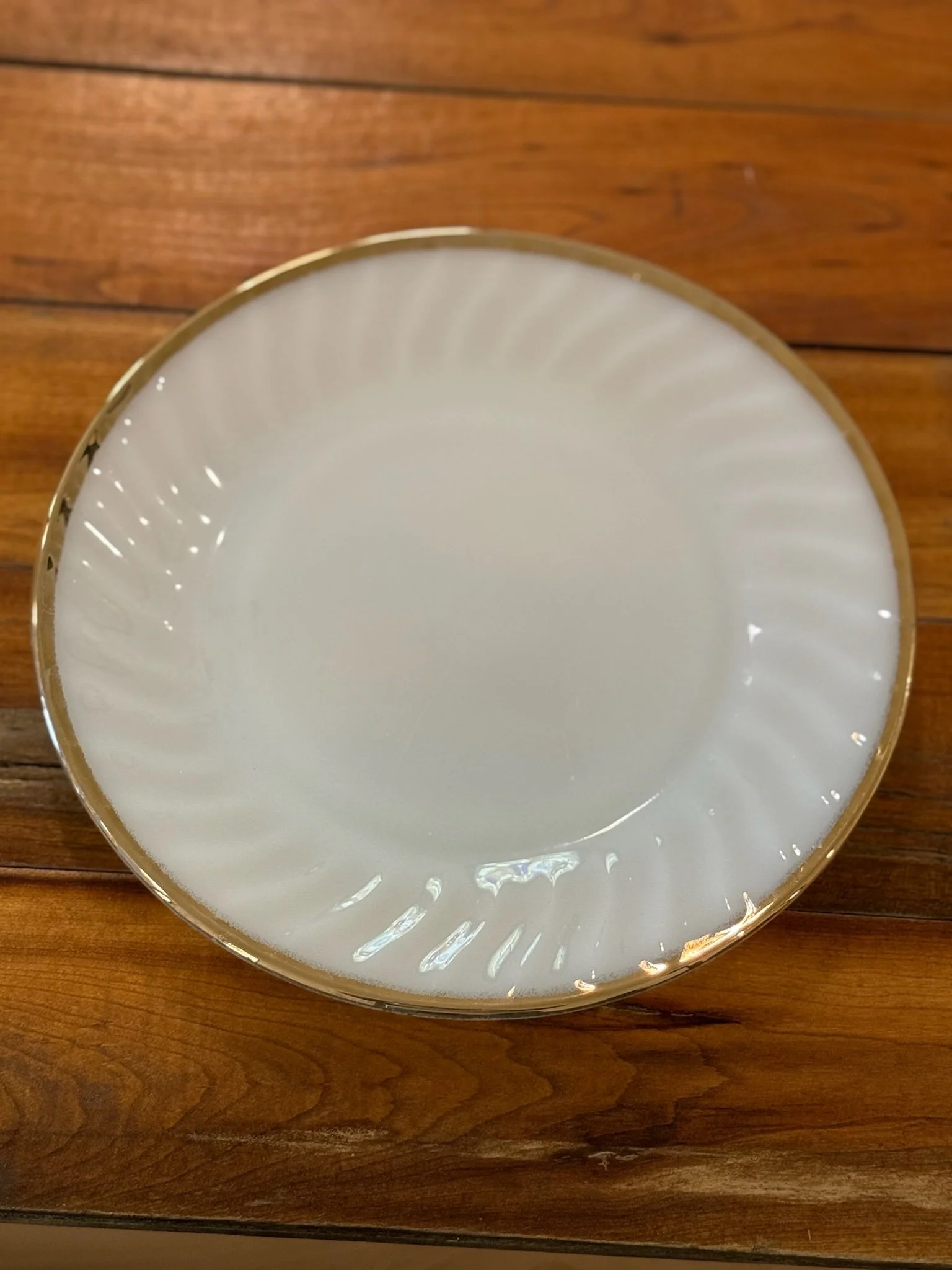 Gold Rim Plate