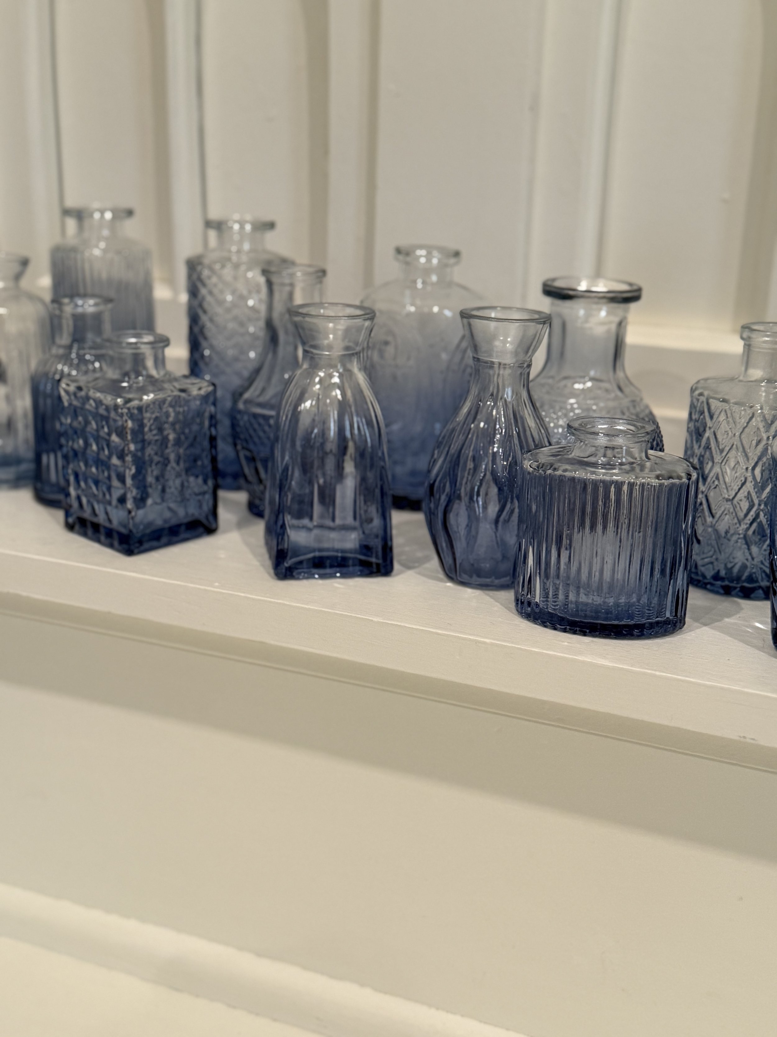 Blue Bud Vases