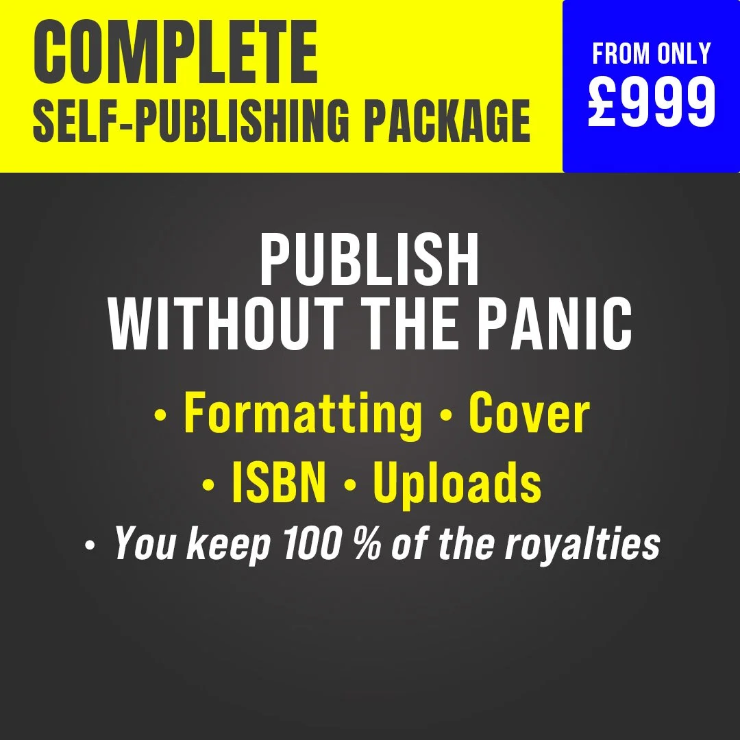 Complete Self Publishing package - £999