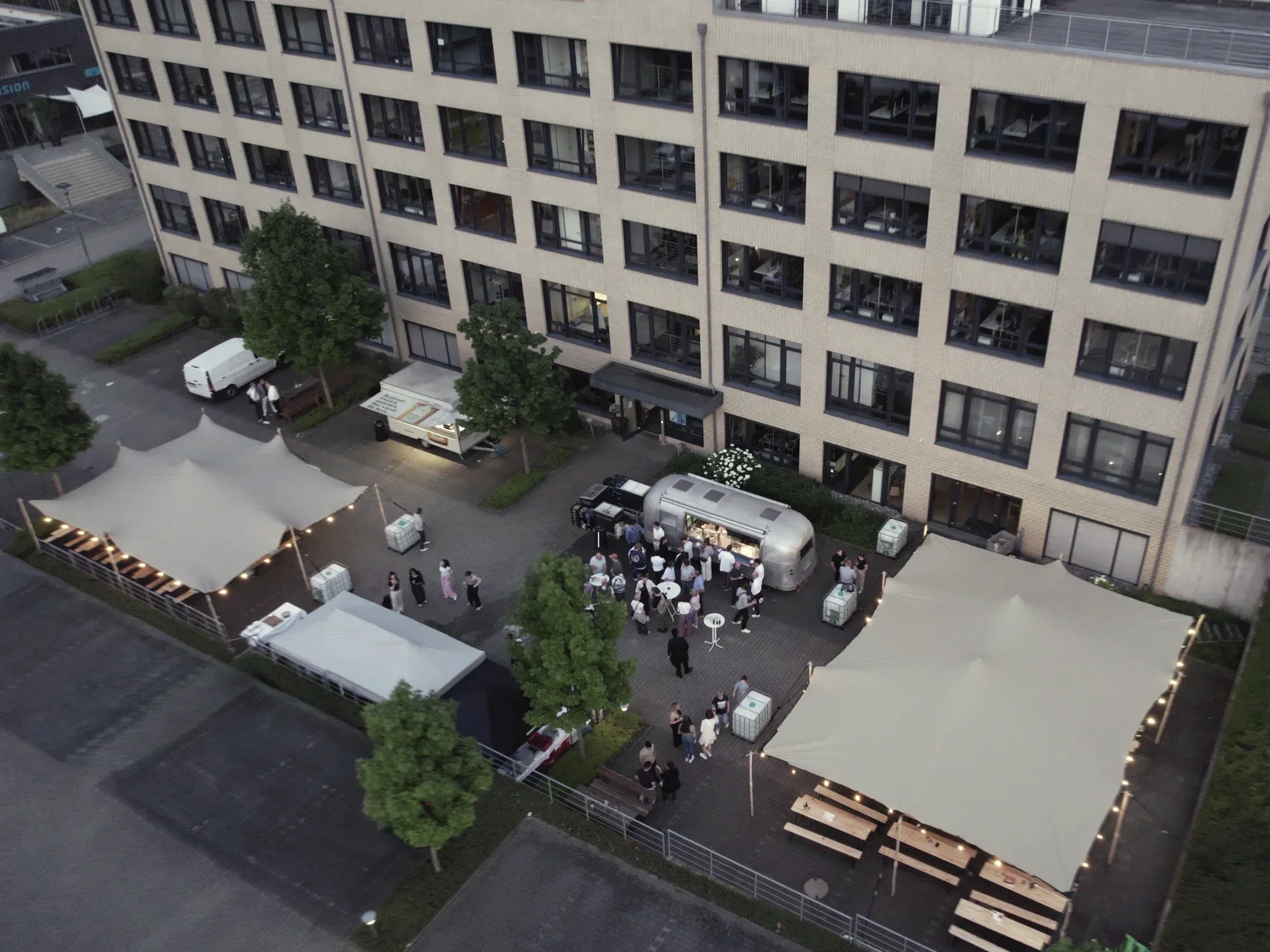 Stretchzelt mieten für Firmenevents NRW