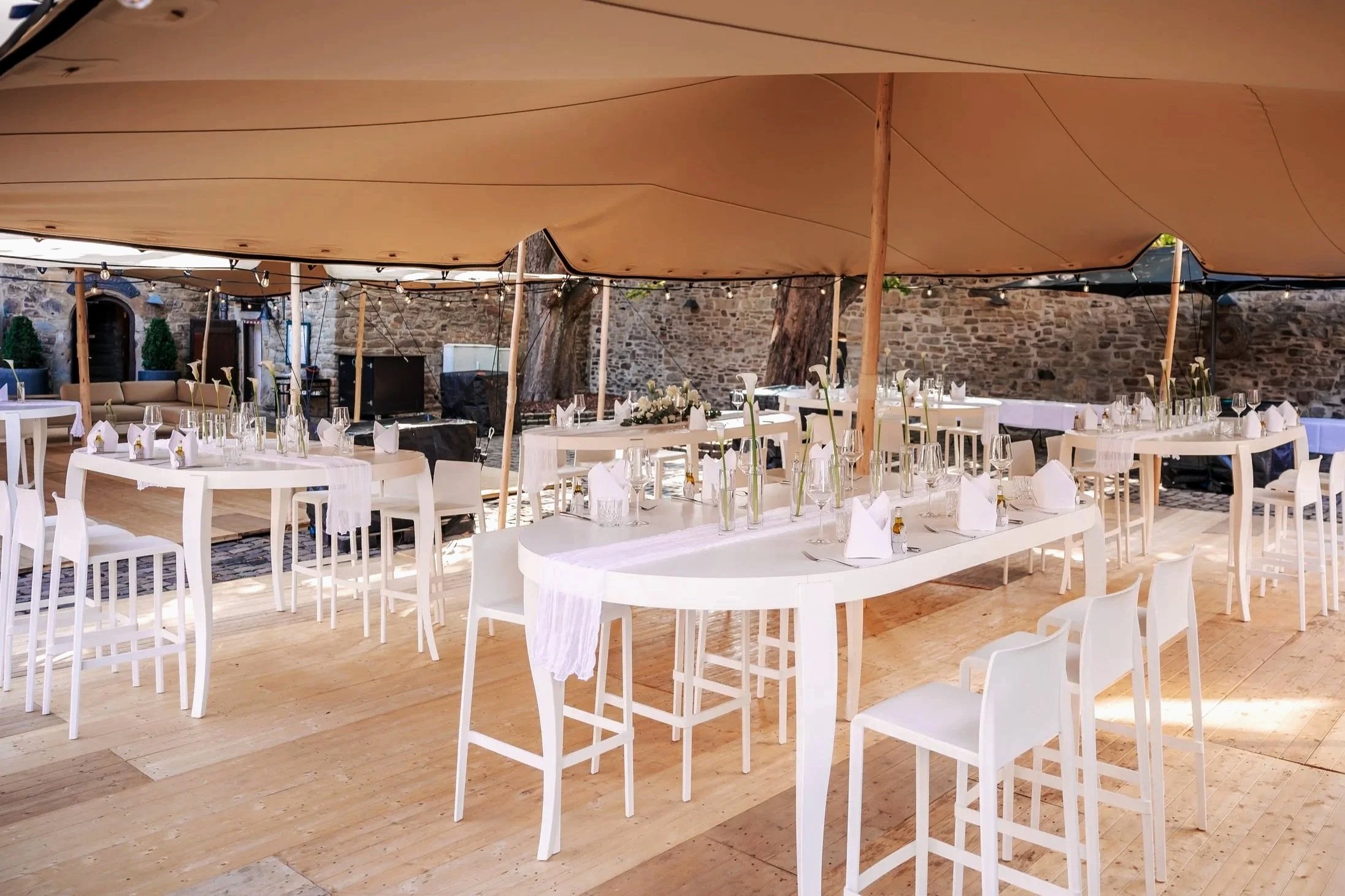 Eventzelt bei Hochzeit in Witten