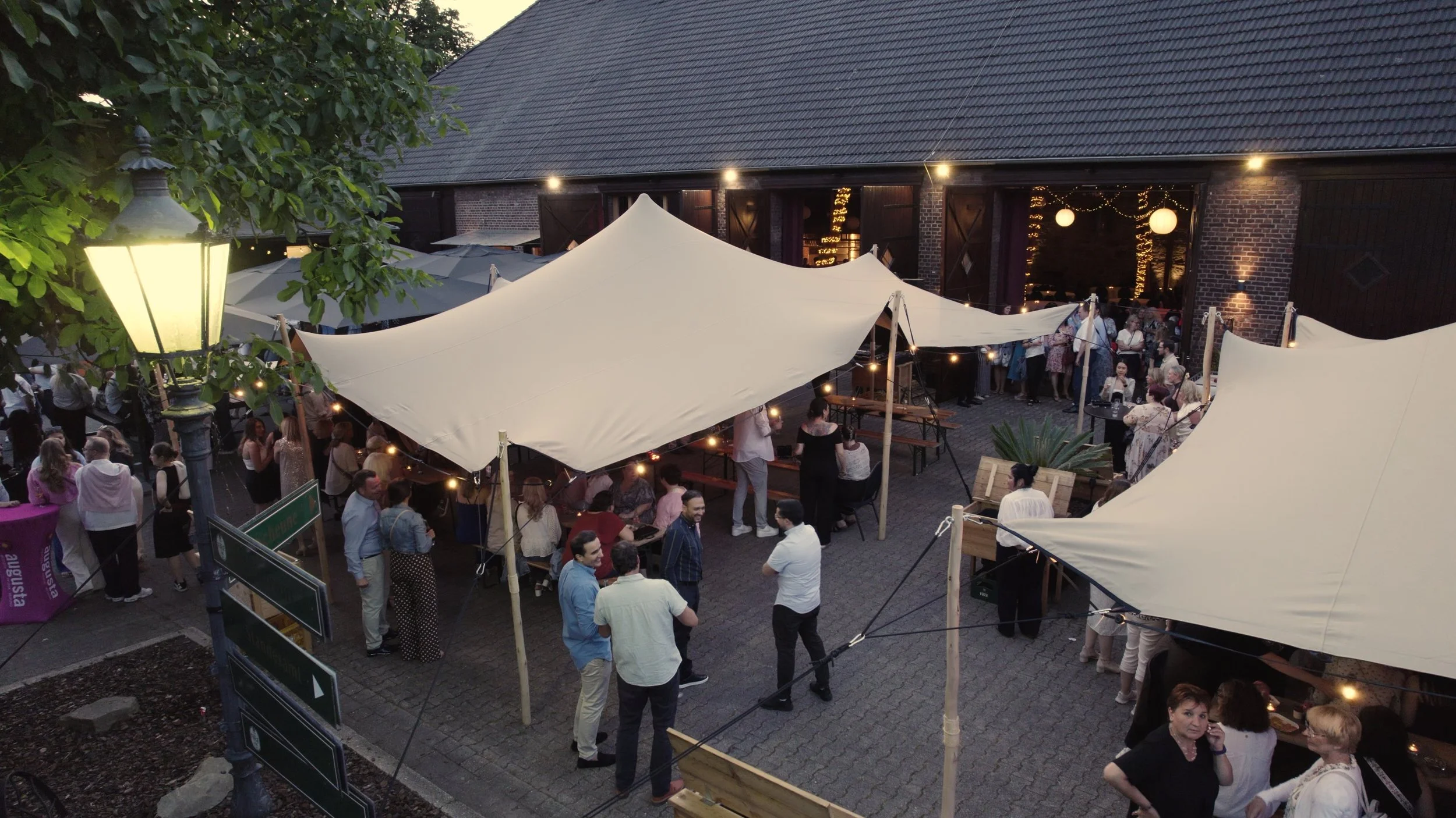 Stretchzelt für Firmenvent in Witten