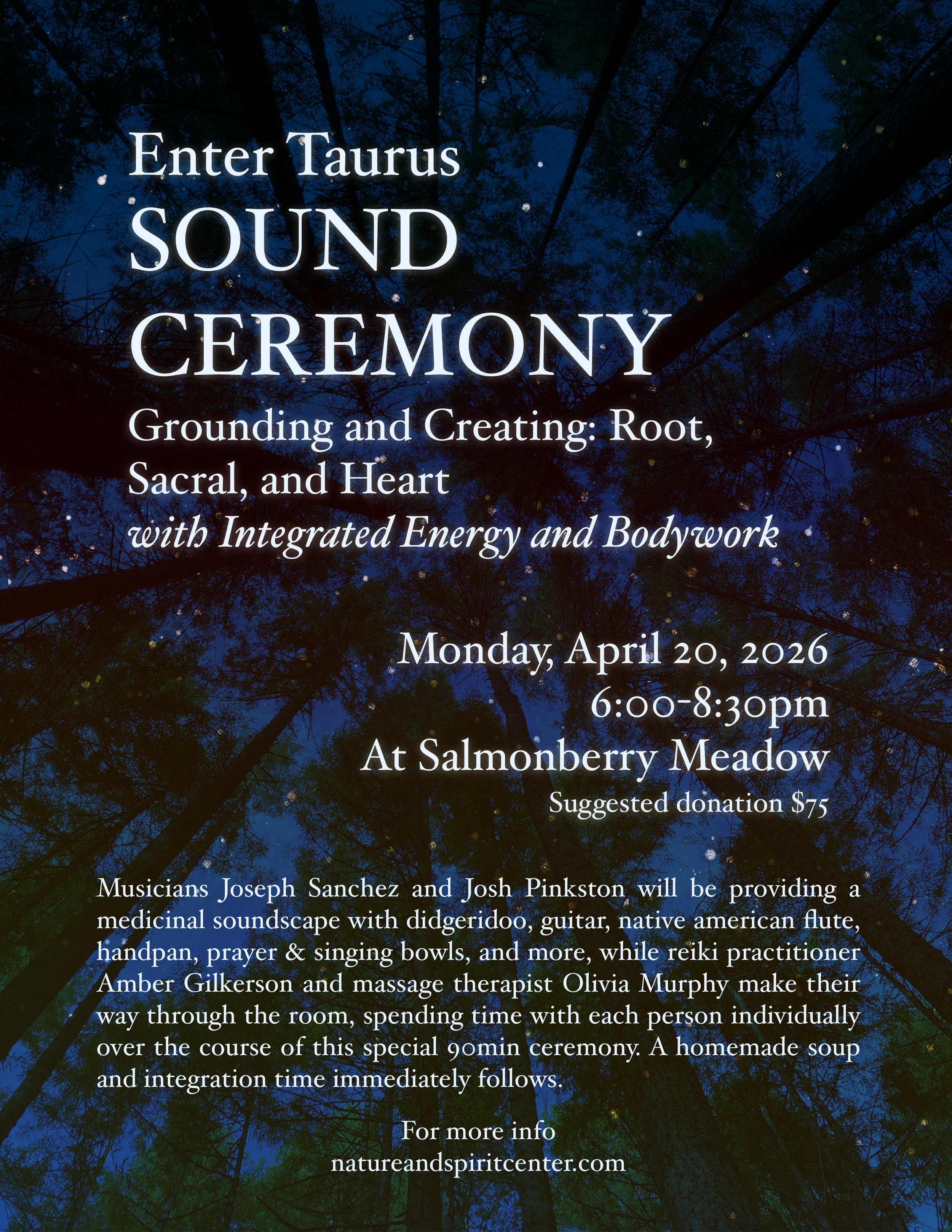Sound Healing Ceremony at Salmonberry