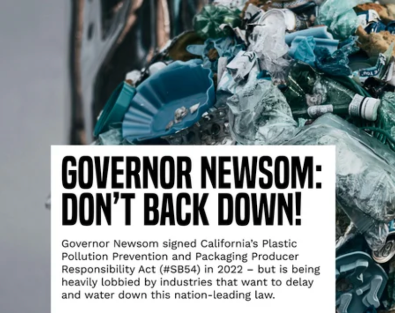 CALPIRG Students: Don’t weaken California’s landmark law against plastic pollution