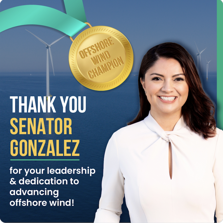 Brightline Defense: Senator Lena Gonzalez Named 2025 Offshore Wind Champion