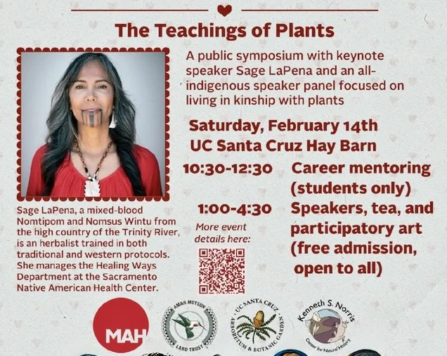 Ken Norris Center For Natural History: Annual Symposium - The Teachings Of Plants, Feb 14, 1 - 4:30 pm