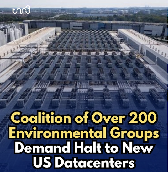 The Guardian: More than 200 Environmental Groups Demand Halt to New US Data Centers