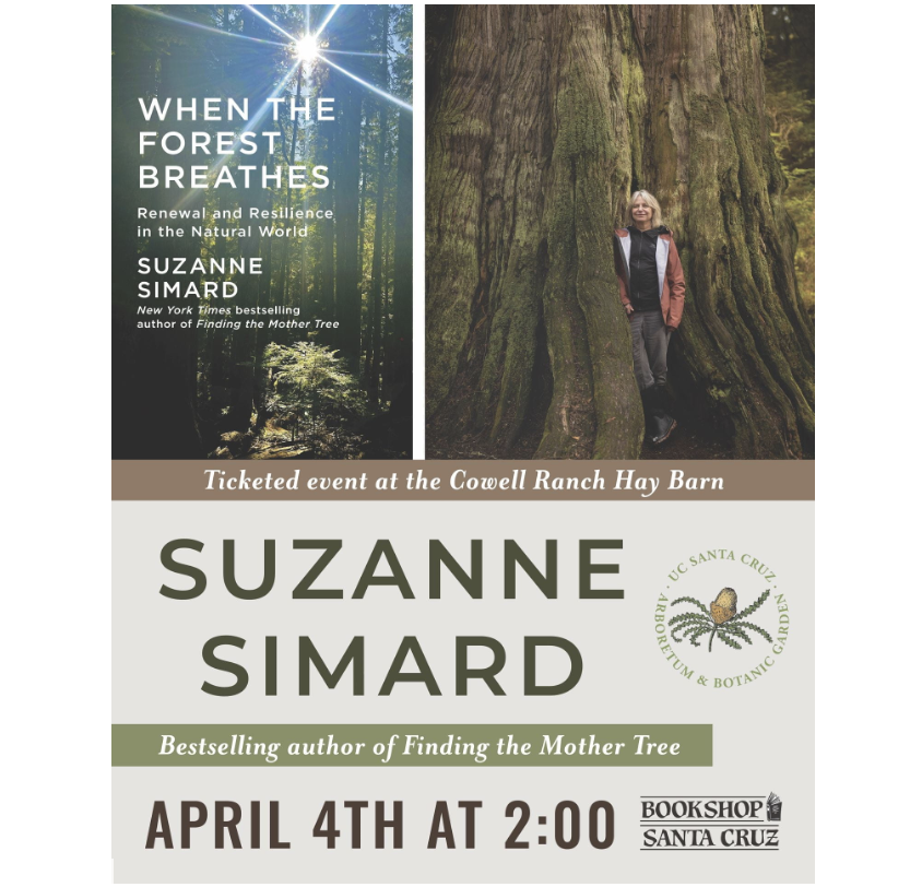 UCSC Suzanne Simard, April 4, 2:00 PM