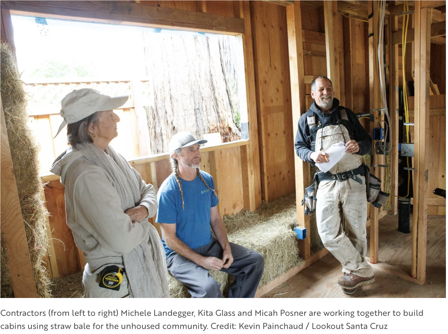 Lookout: Group of local contractors to use straw bales to build low-income housing 