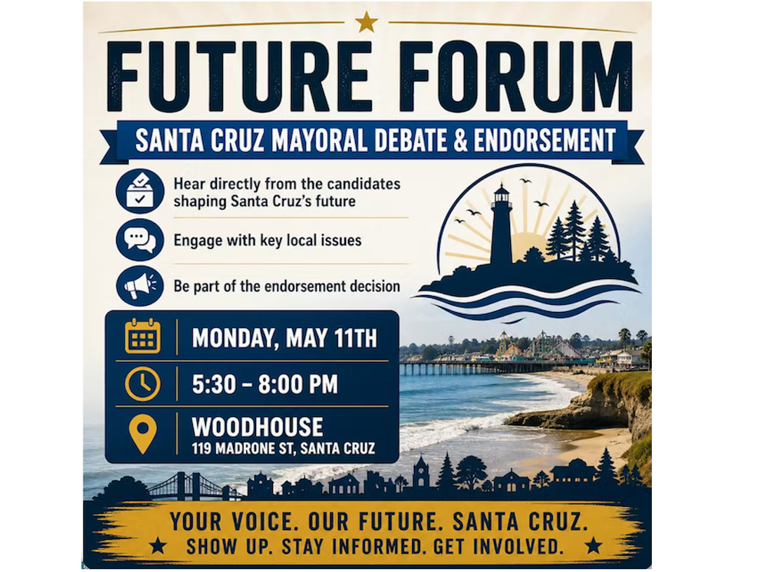 Future Forum: Mayoral Candidates Debate and Endorsements, May 11, 5:30 - 8 PM