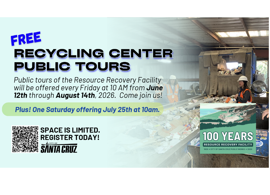 City Of Santa Cruz: Summer Public Tours Are Back!, Aug 7 and 14, Fridays 10 AM