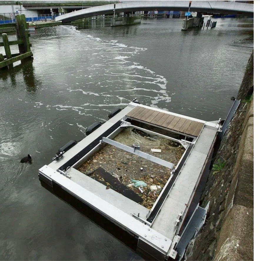 Optimist Daily: The Great Bubble Barrier - Bubble curtains are intercepting 86 percent of river plastic