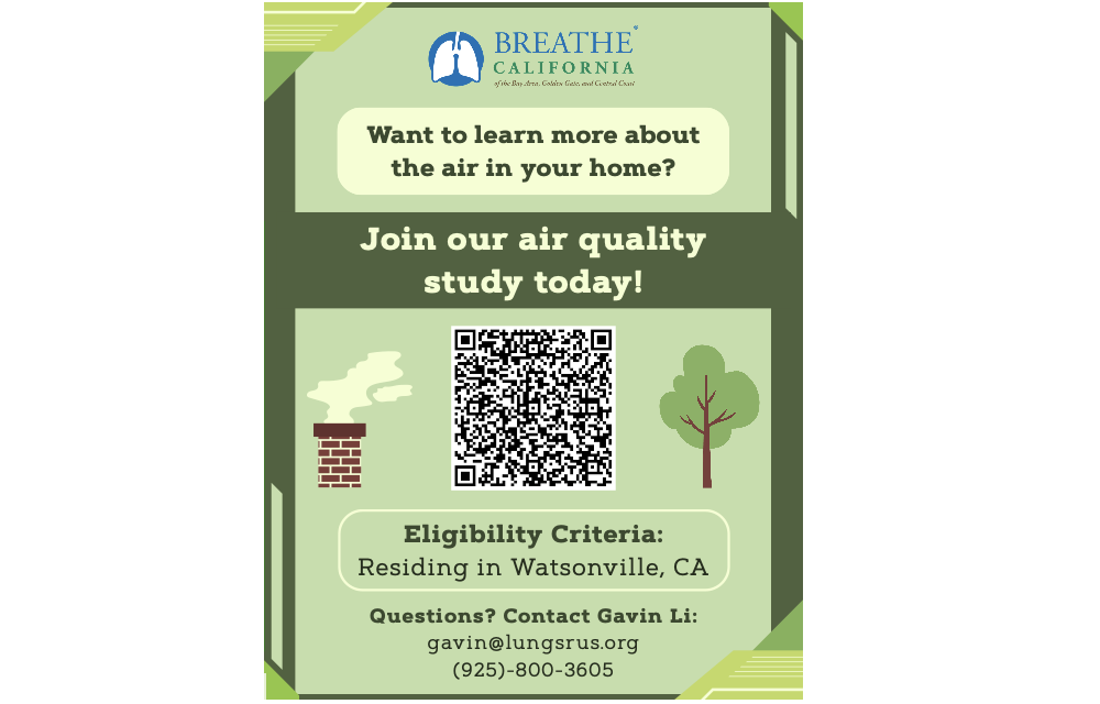 Breathe California: Watsonville Residents - Join Our Air Quality Study Today!