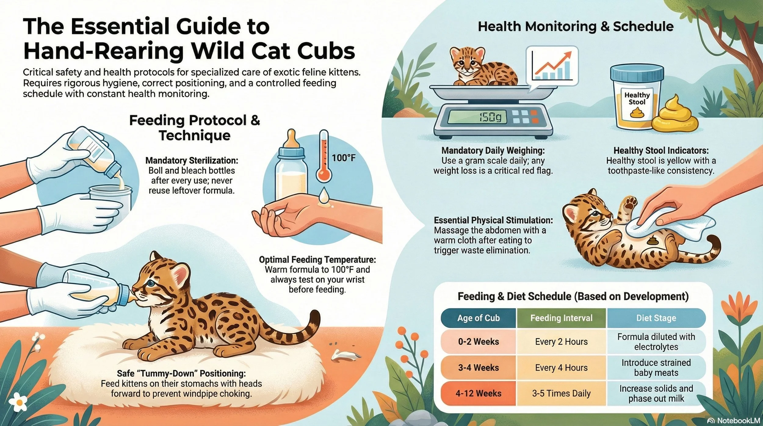 Feeding Kittens and Cubs