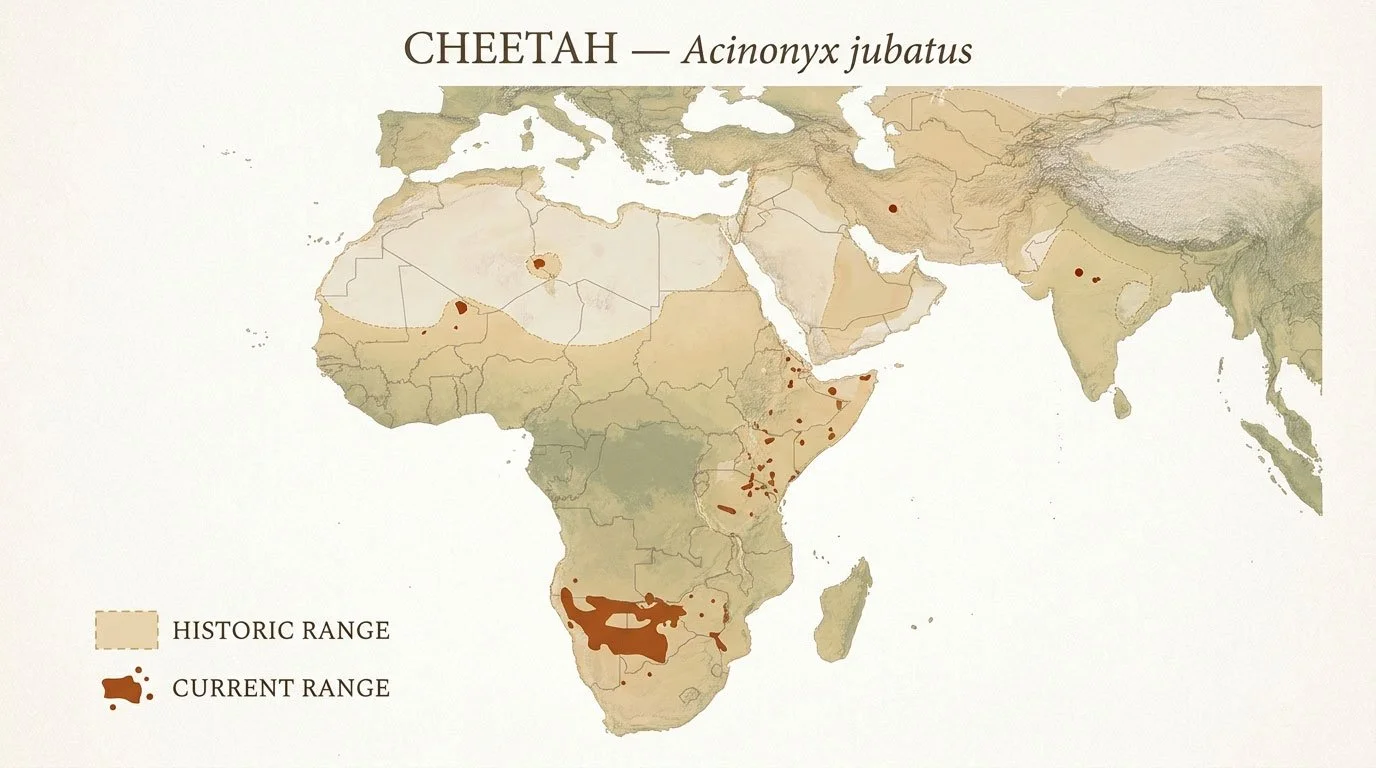 Cheetah-Range-Map