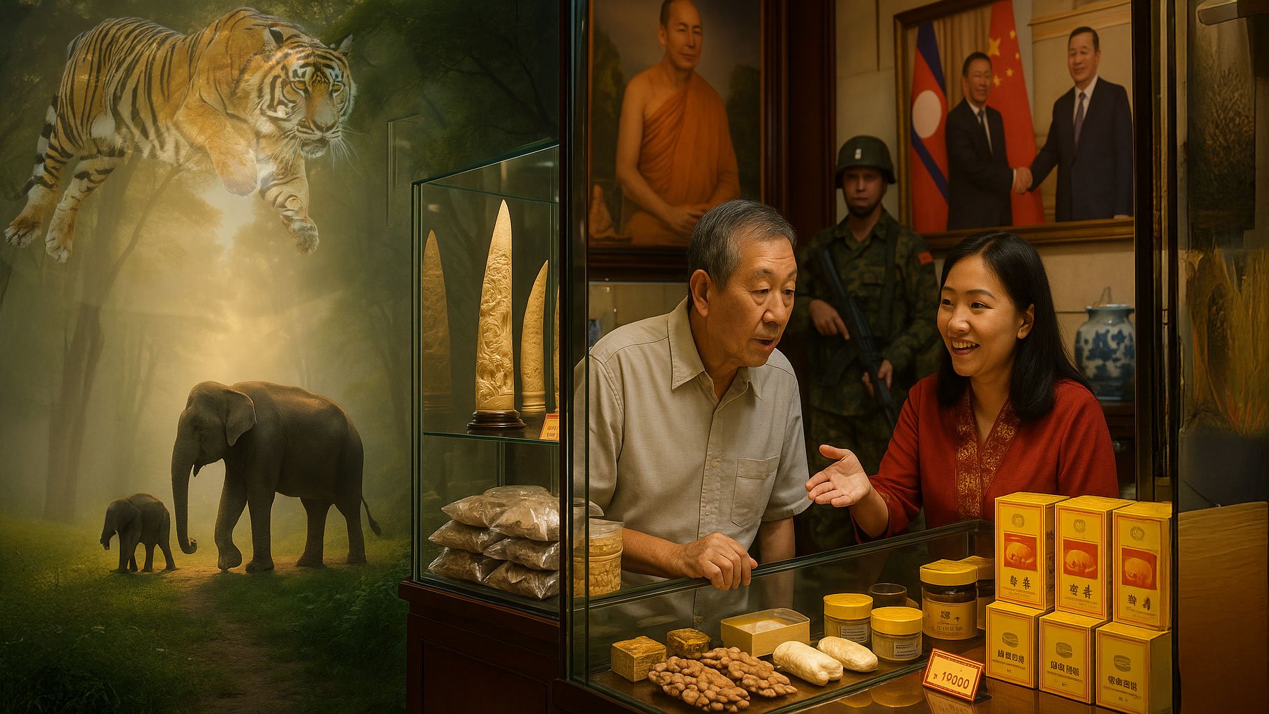 Ivory Dreams and Rhino Lies: The Hidden Horror Behind Laos’ Wildlife Shops