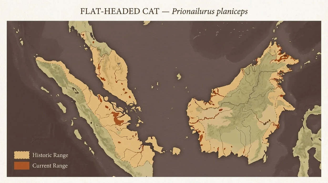 Flat-Headed-Cat-Range-Map